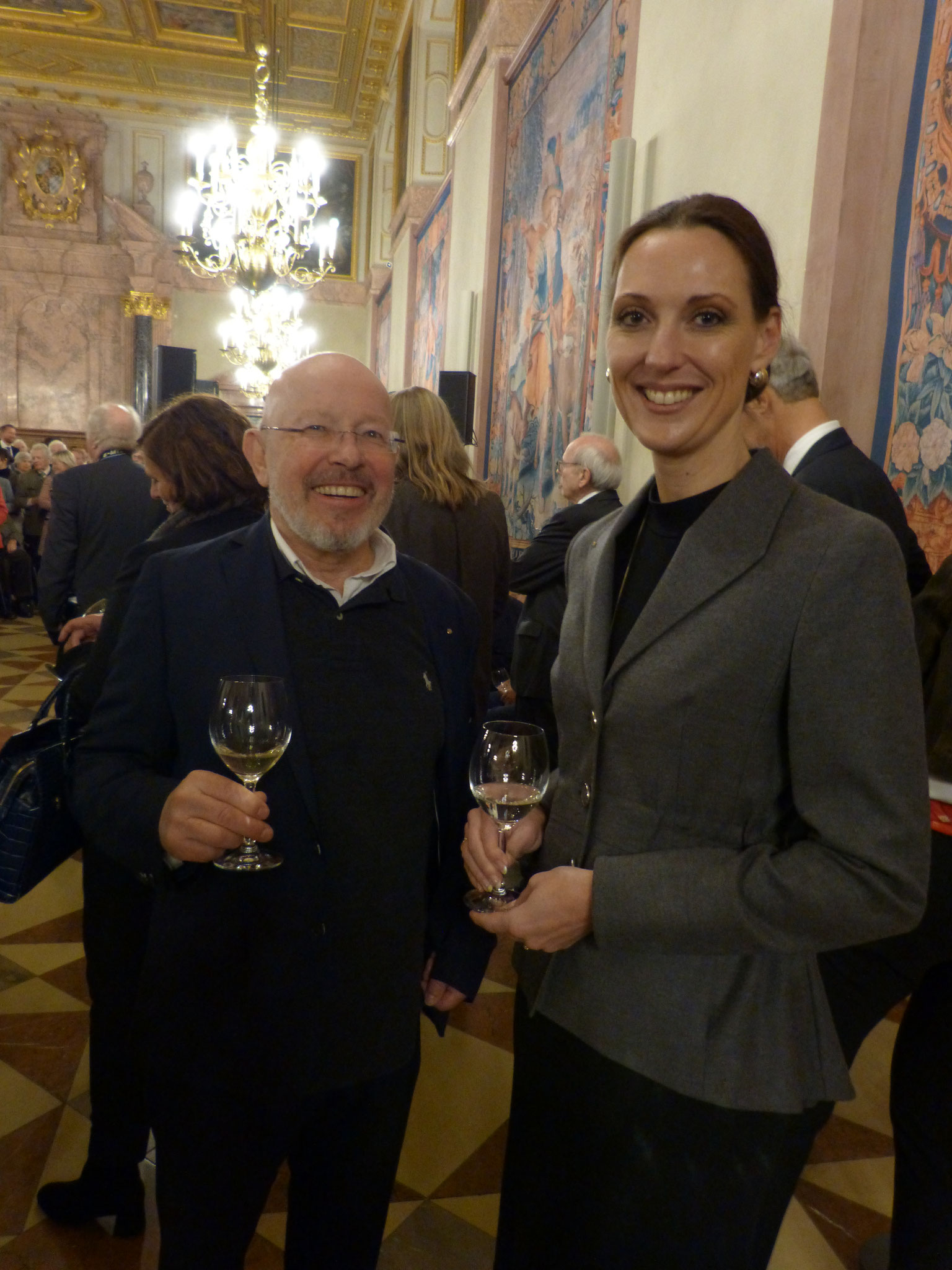 Dr. Dieter Körner mit Frau Valerie Holsboer