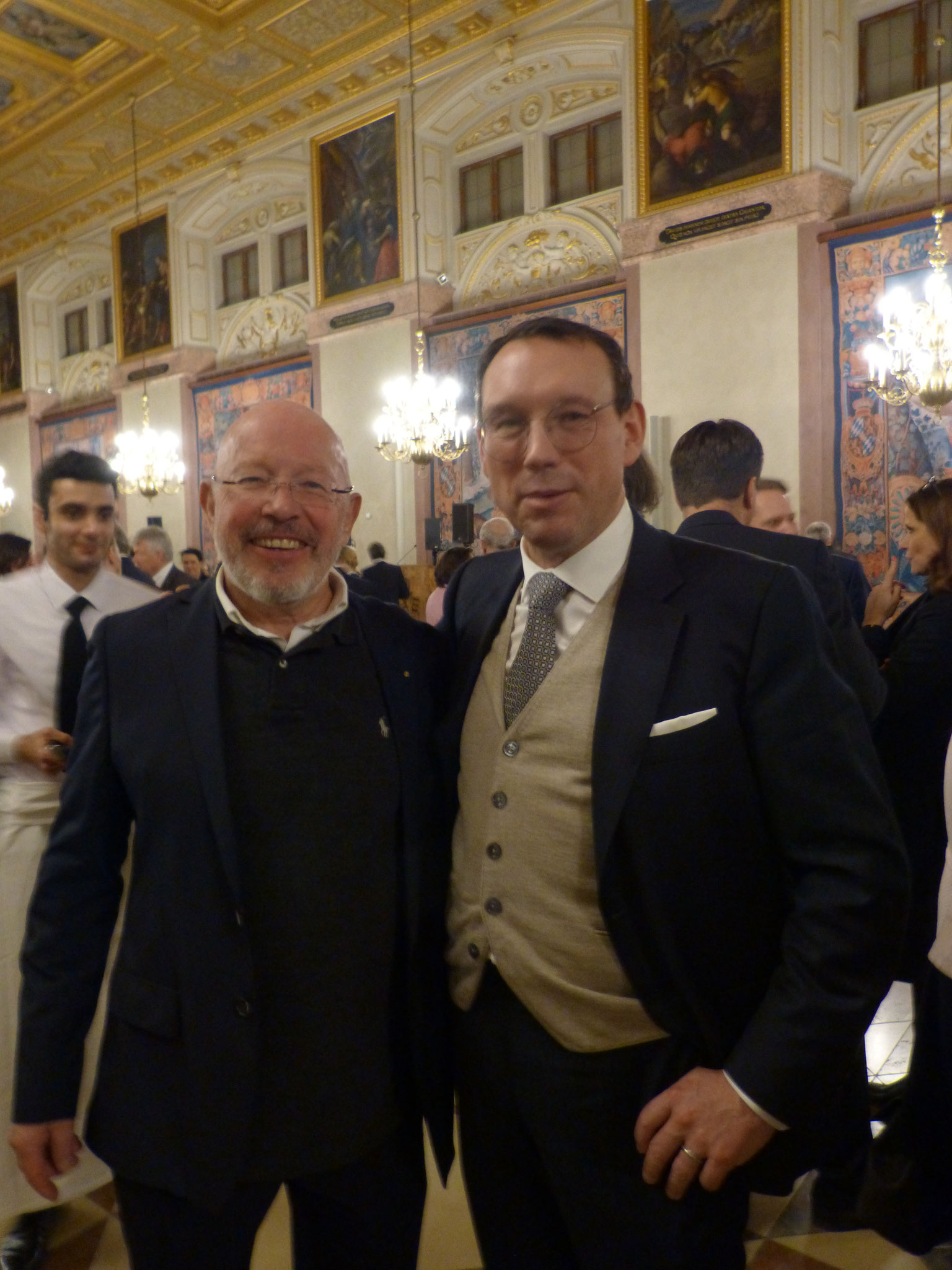 BRSI Vorstand Dr. Dieter Körner im Gespräch mit Herrn Hans Hammer Vizepräsident des Wirtschaftsbeirates der Union und Vorstandsvorsitzender der Hammer AG