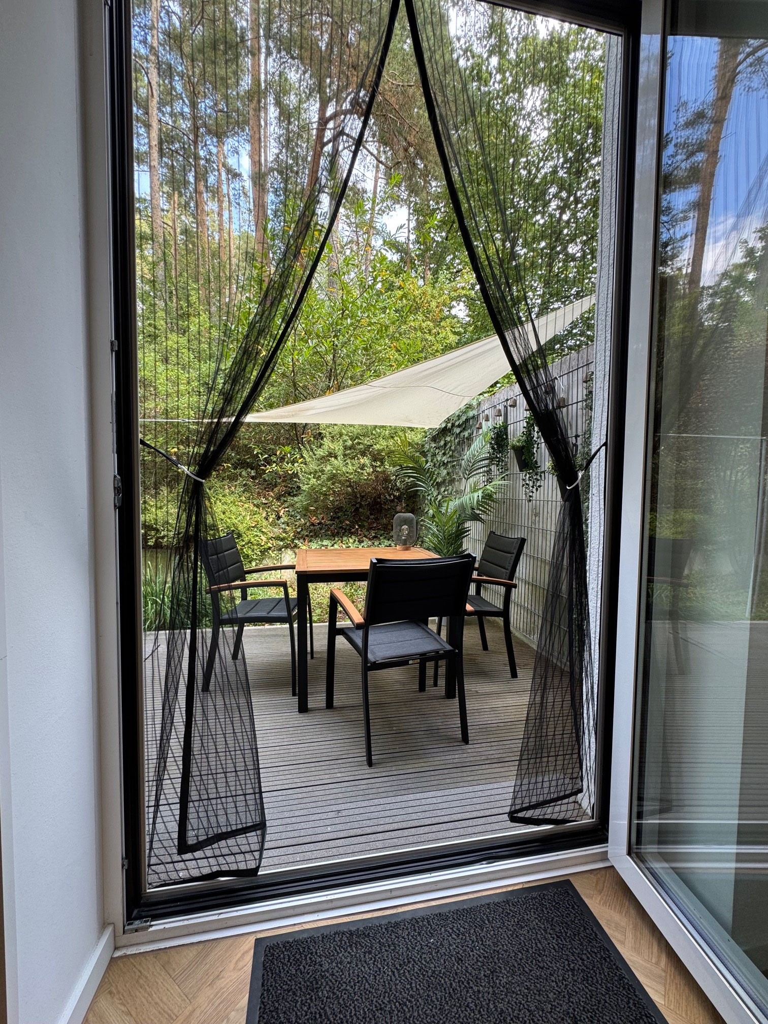 Blick aus dem Aufenthaltsraum