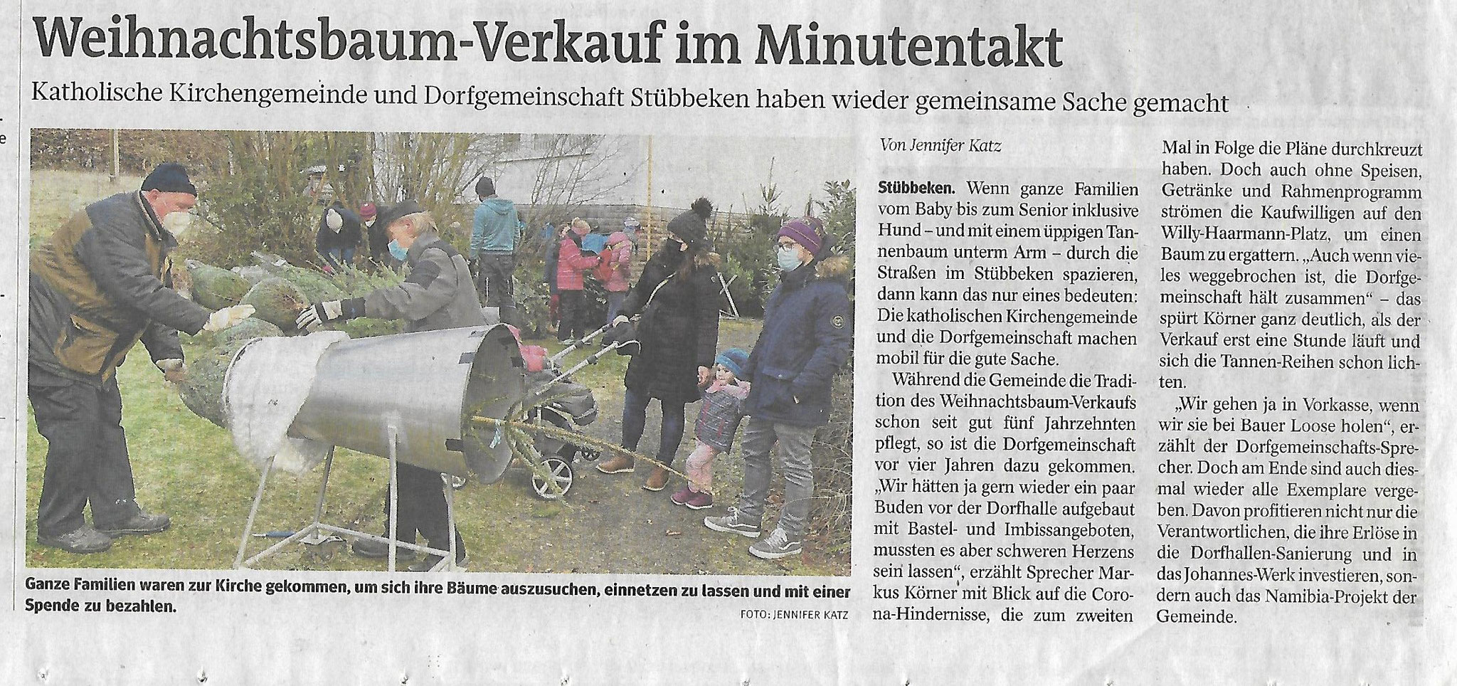Weihnachtsbaumverkauf 2022.12.11