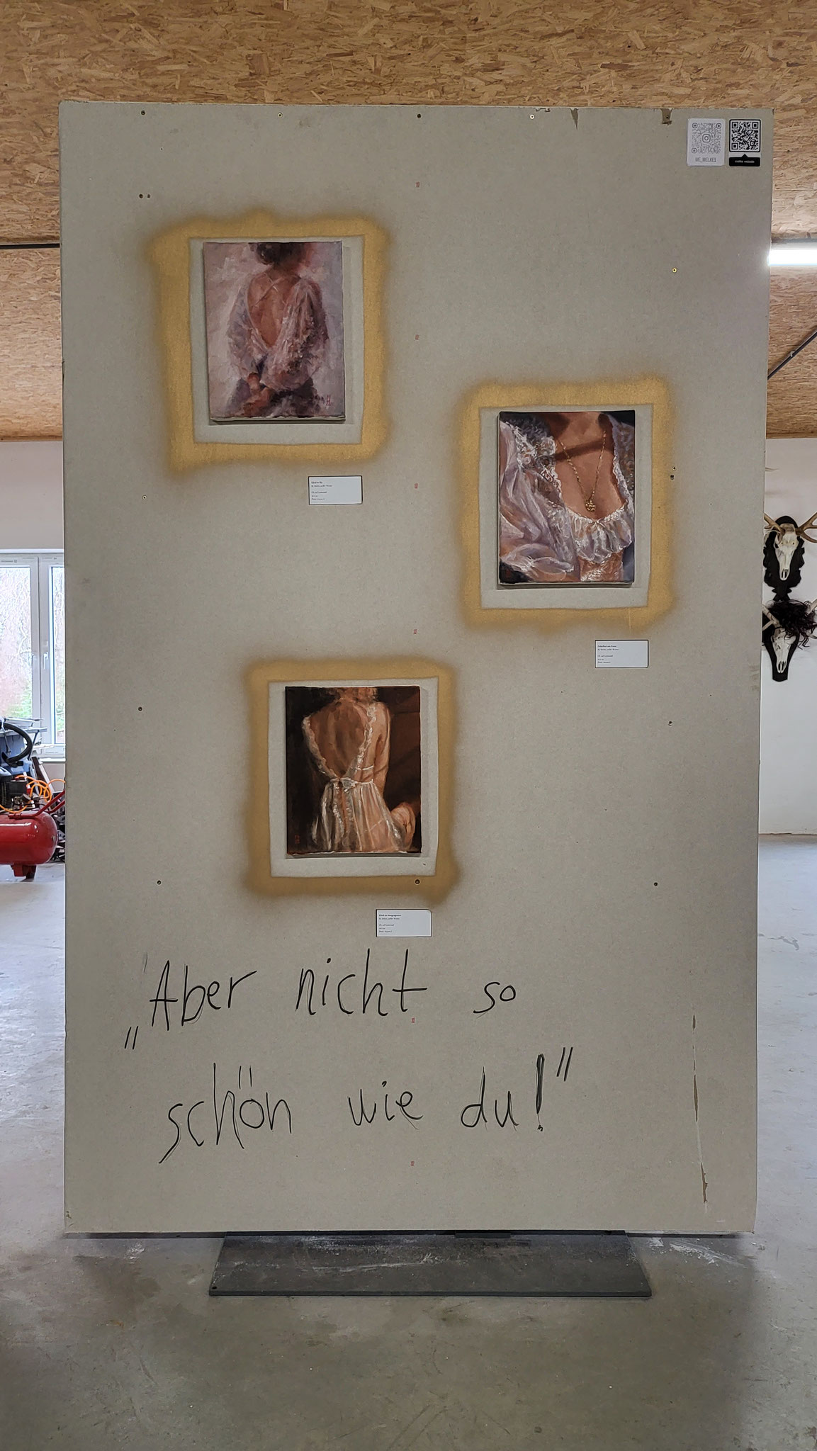 Ausstellung "Zwischen den Linien", Kunstwerke Melvin "melke" Werner