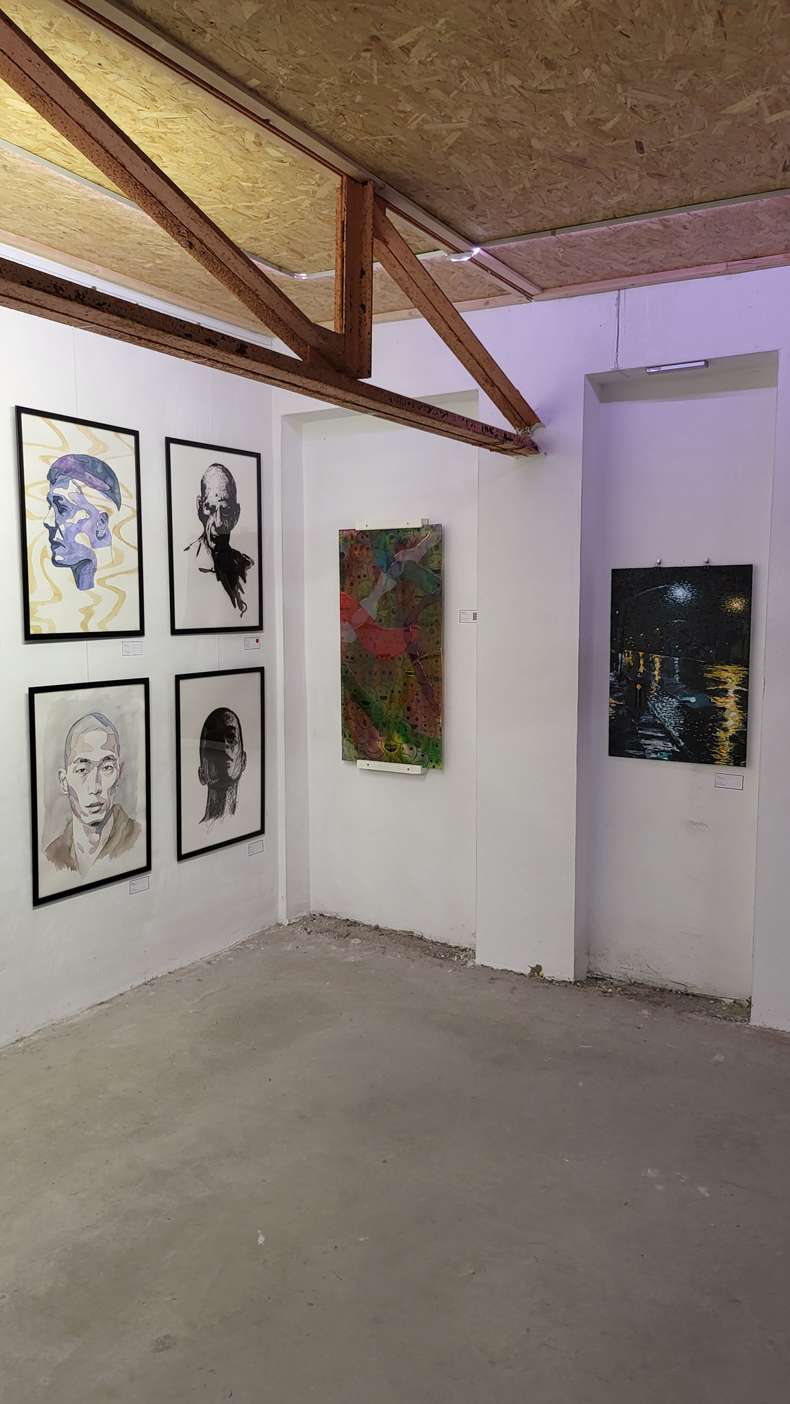 Ausstellung "Zwischen den Linien", Kunstwerke Vallender, Lingens