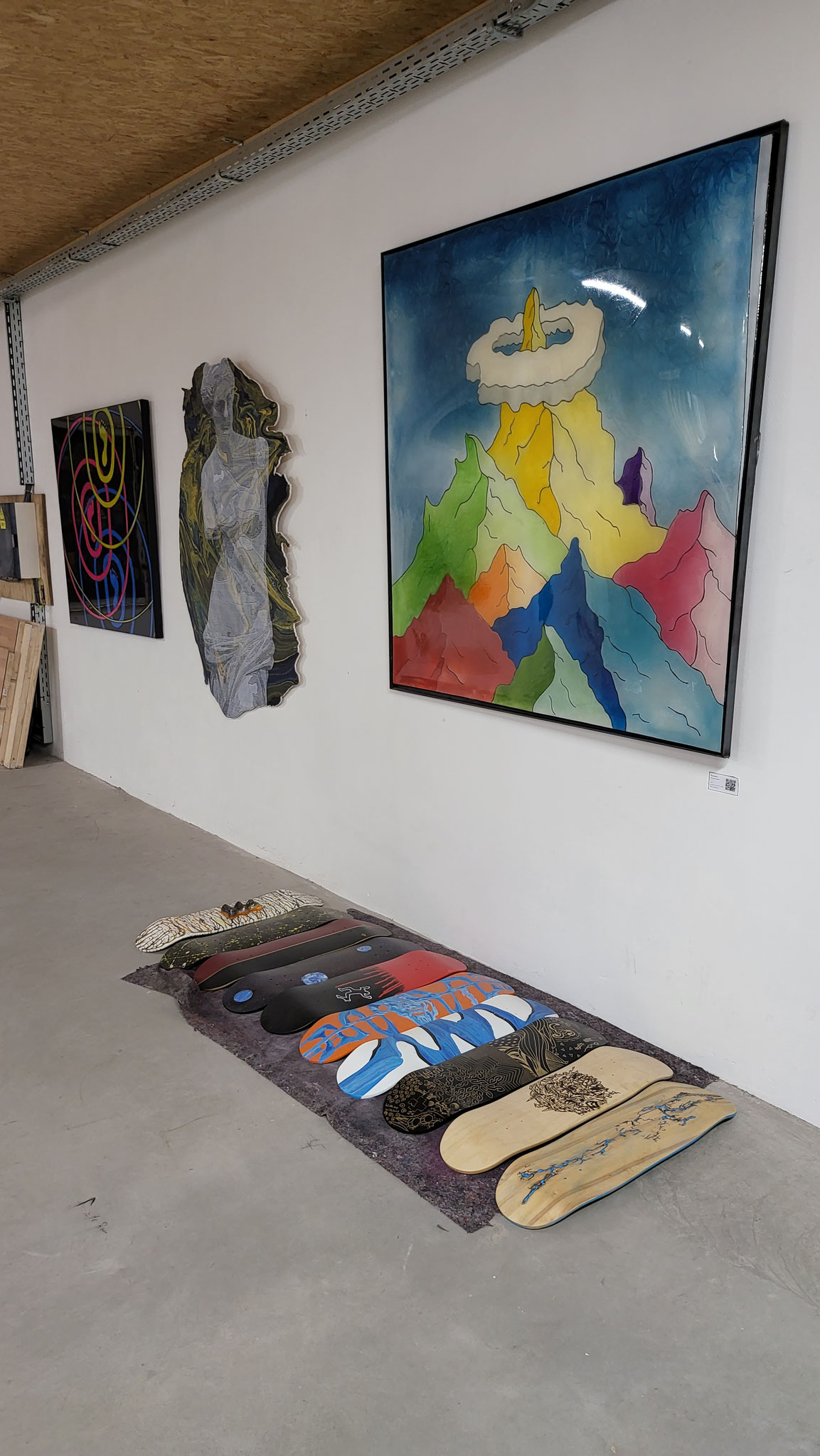 Ausstellung "Zwischen den Linien", Atelier Martin Lingens