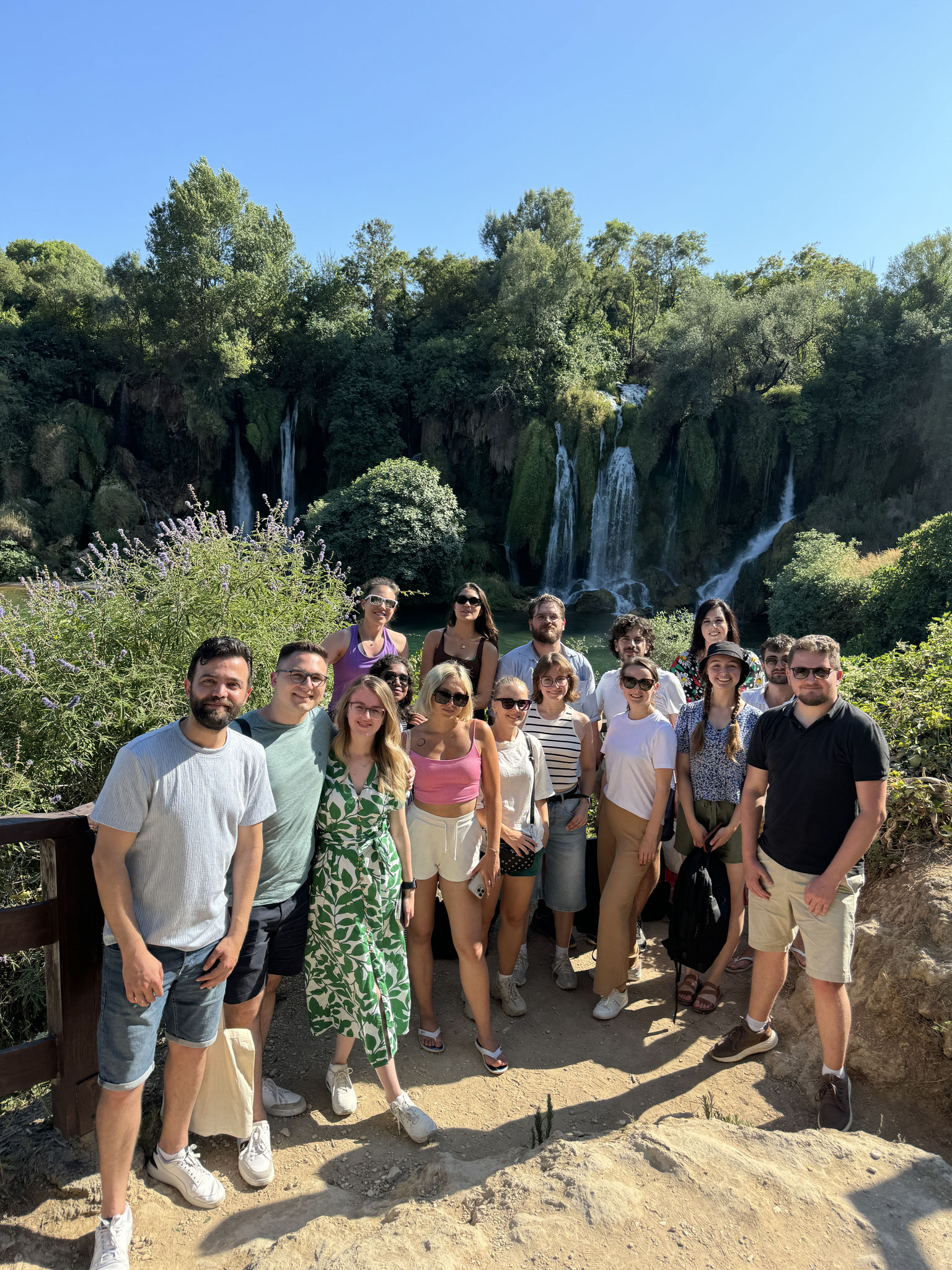 The Kravica waterfalls