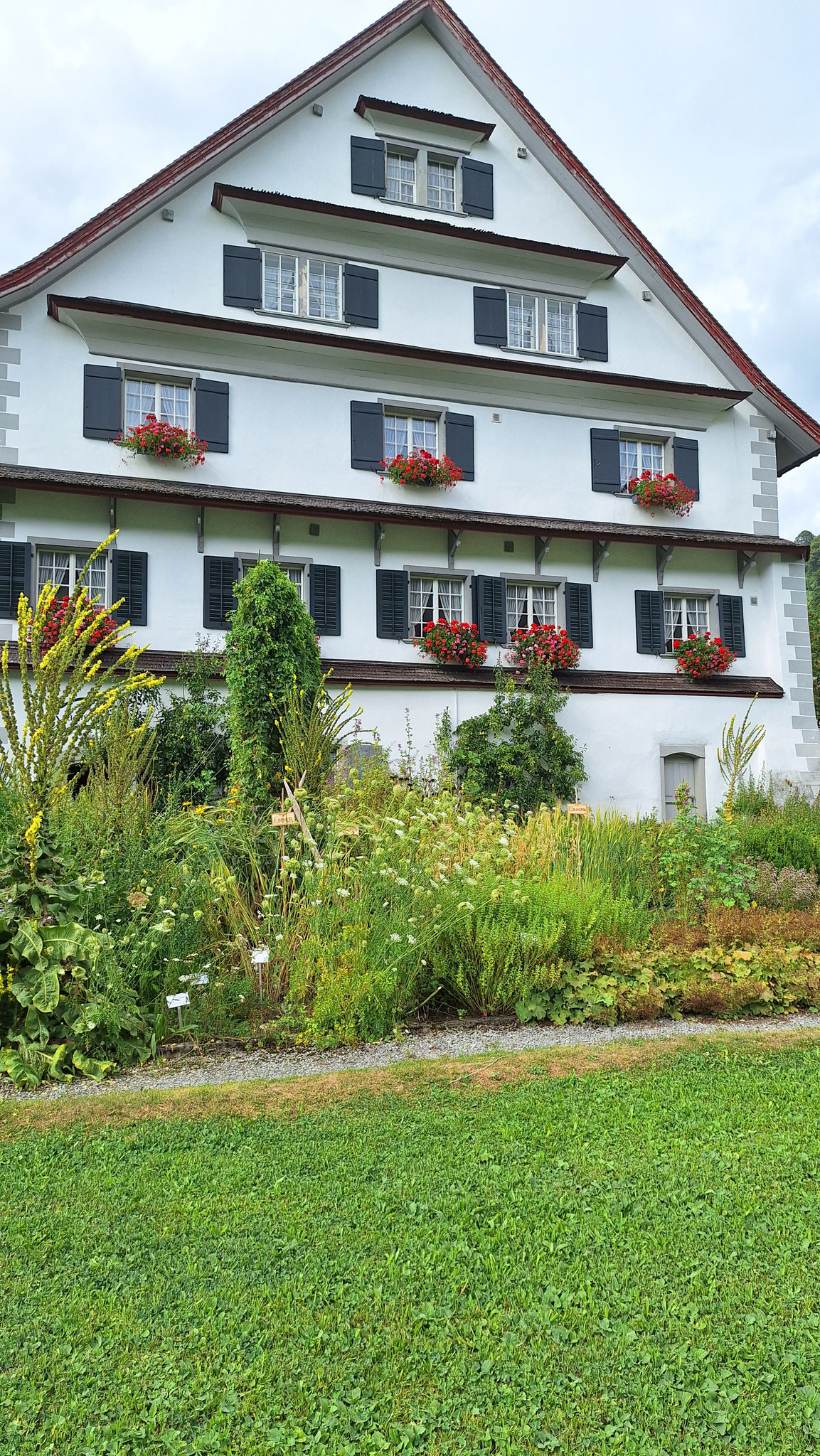 Kräutergarten des Klosters in Alt St. Johann