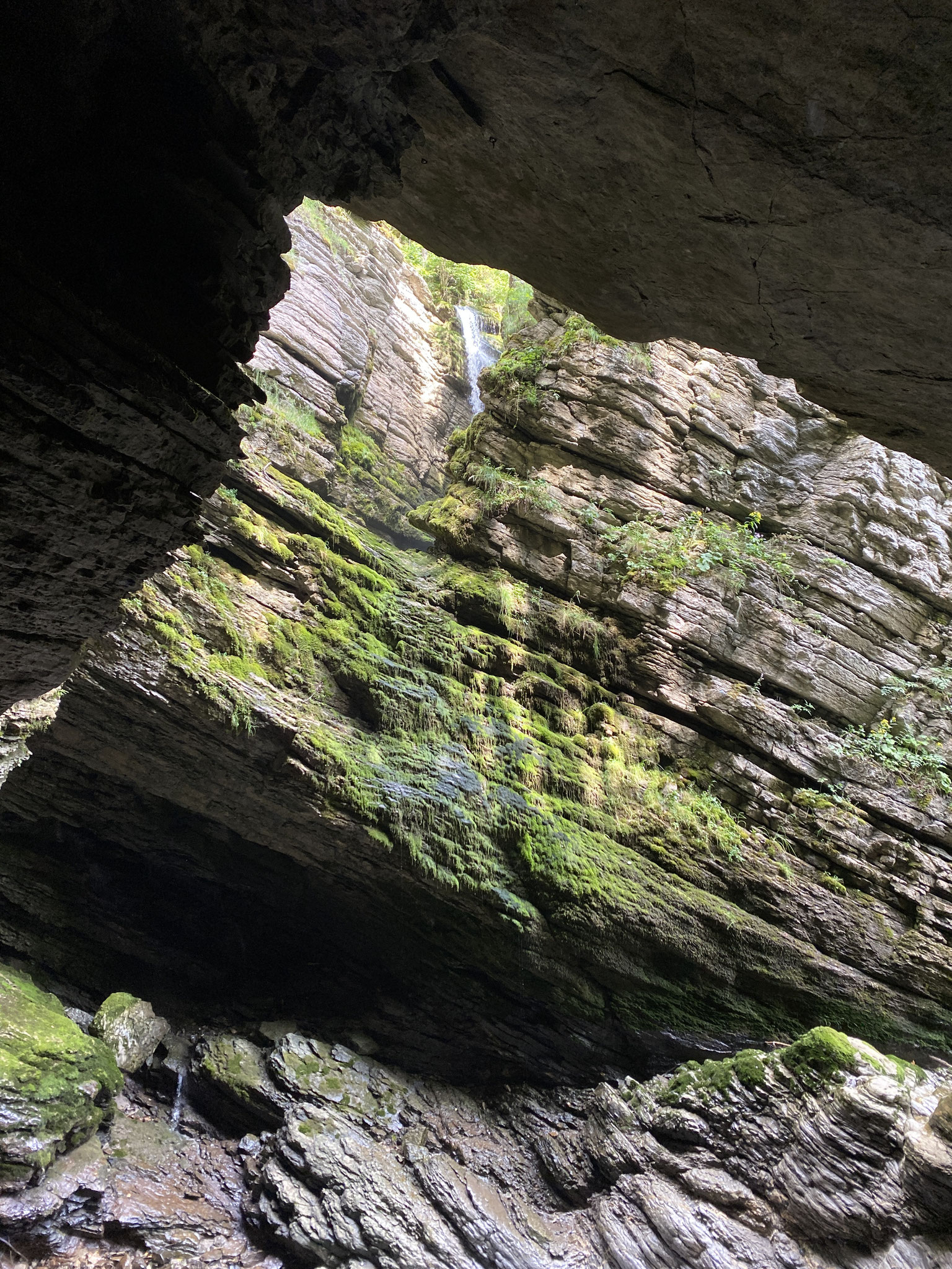 wo ist der Wasserfall?