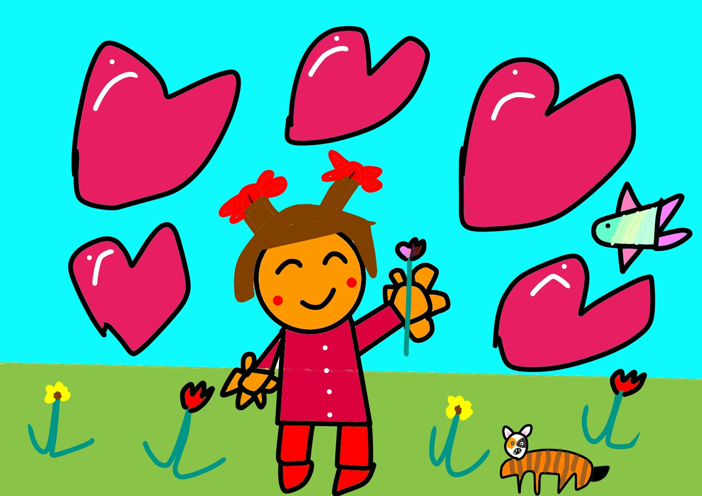 Me (わたし) / Creation date: January 2023 / Age 6