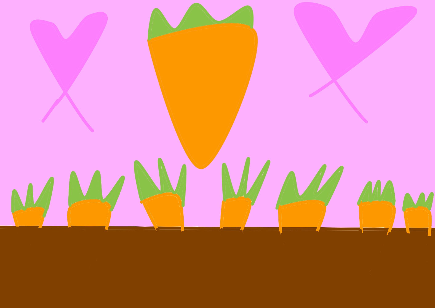 Carrot (にんじん) / Creation date: April 2023 / Age 6