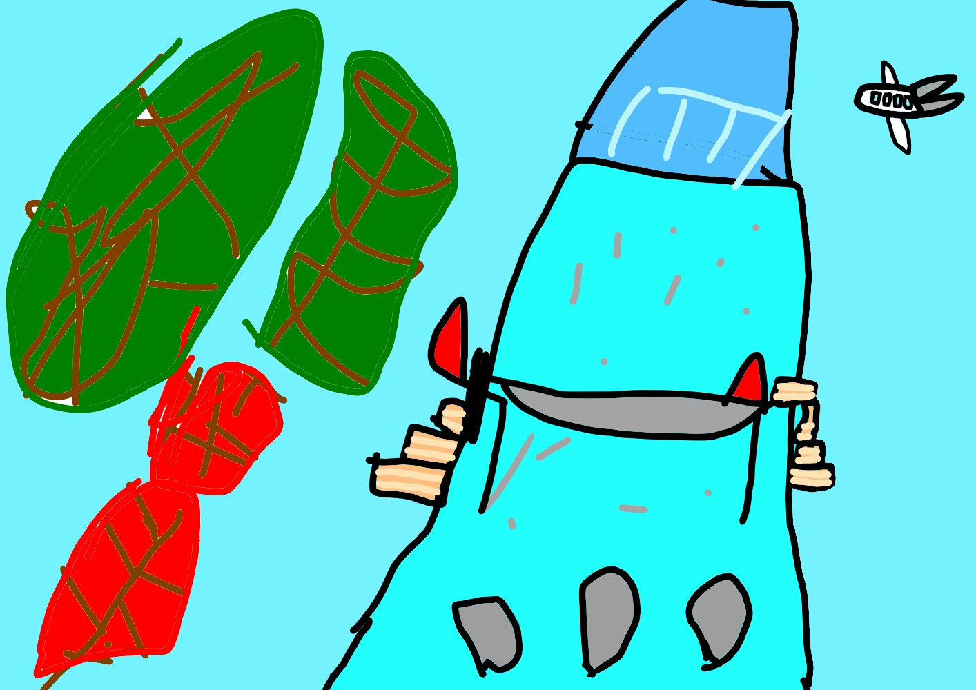 River (かわ) / Creation date: November 2022 / Age 6