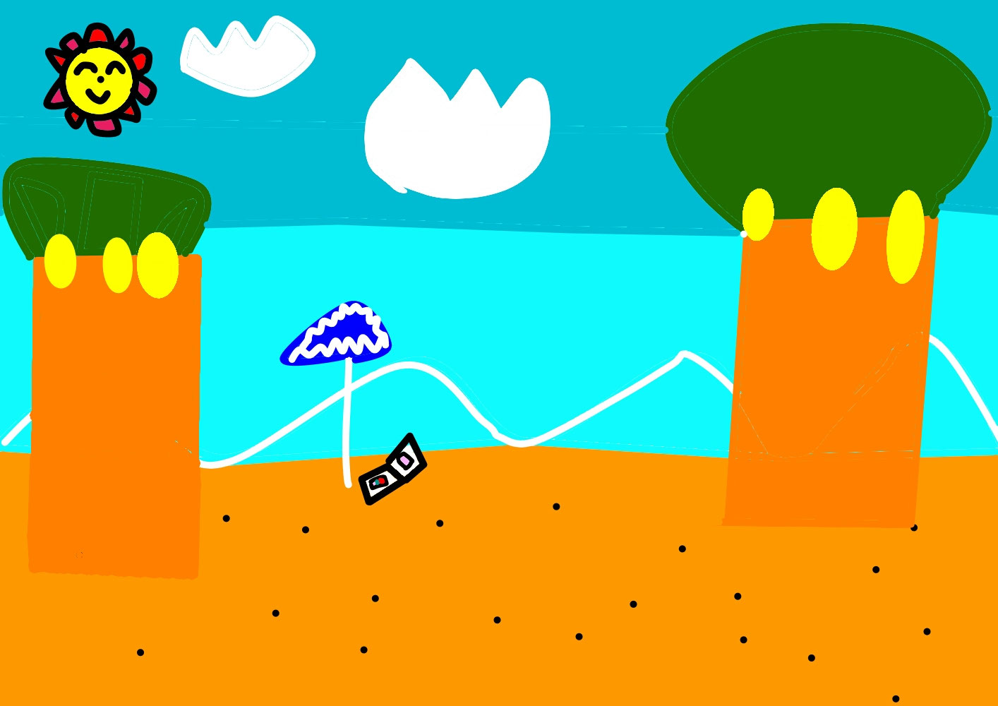 Beach (ビーチ) / Creation date: February 2023 / Age 6