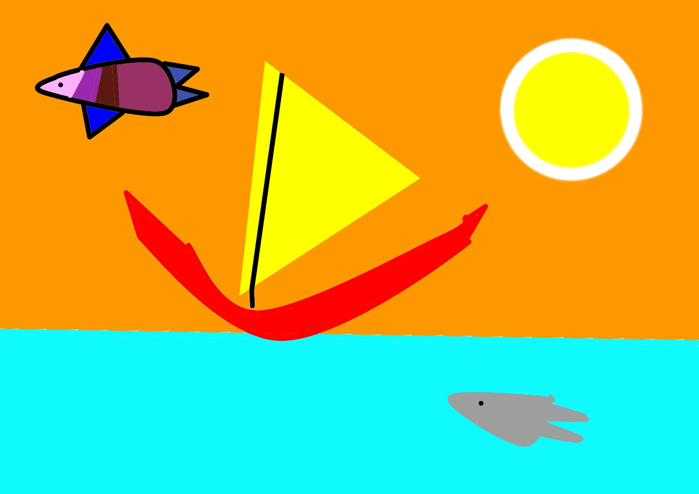 Ship (ふね) / Creation date: February 2023 / Age 6
