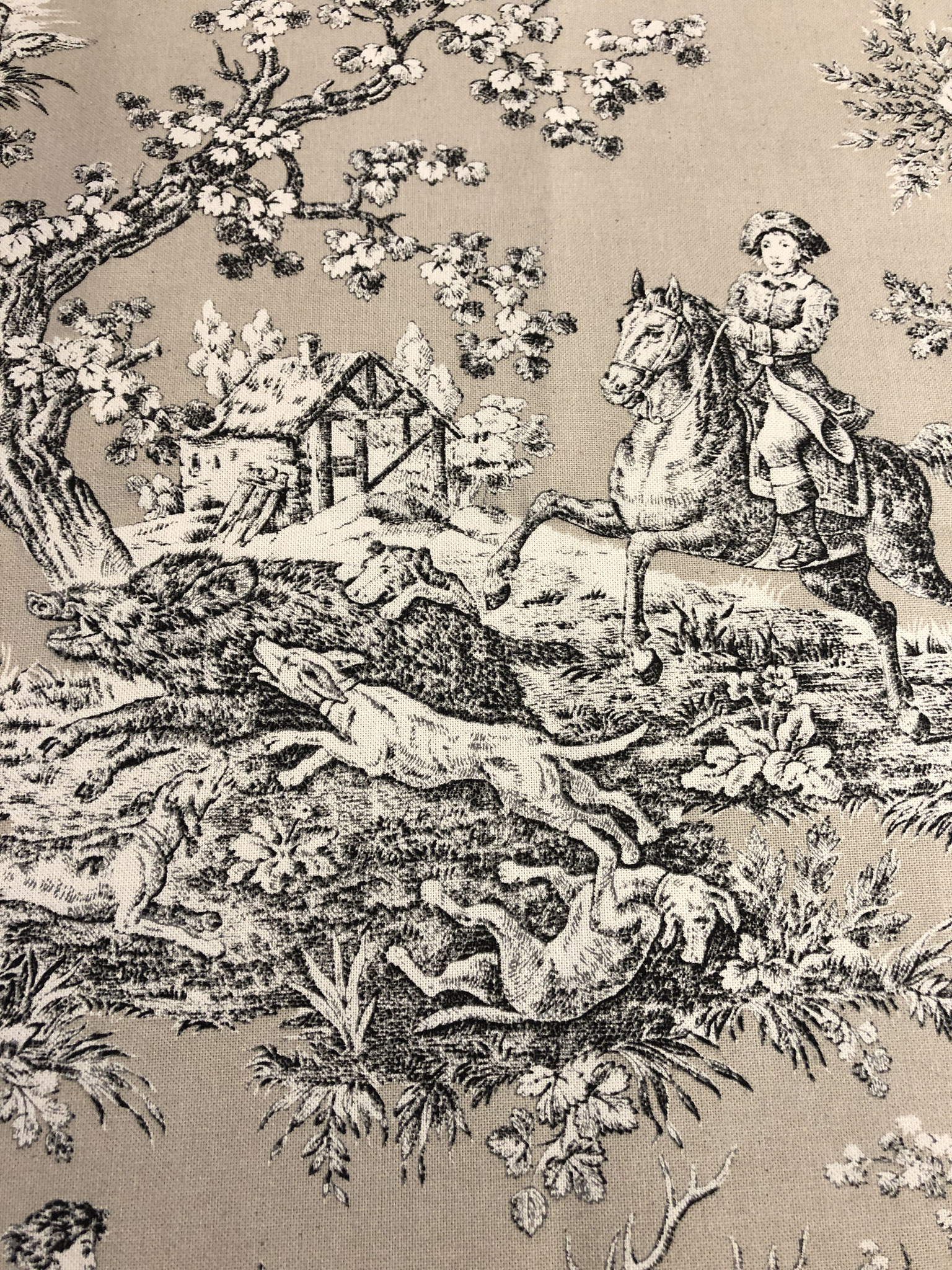 "Jagdfieber beige" Detail