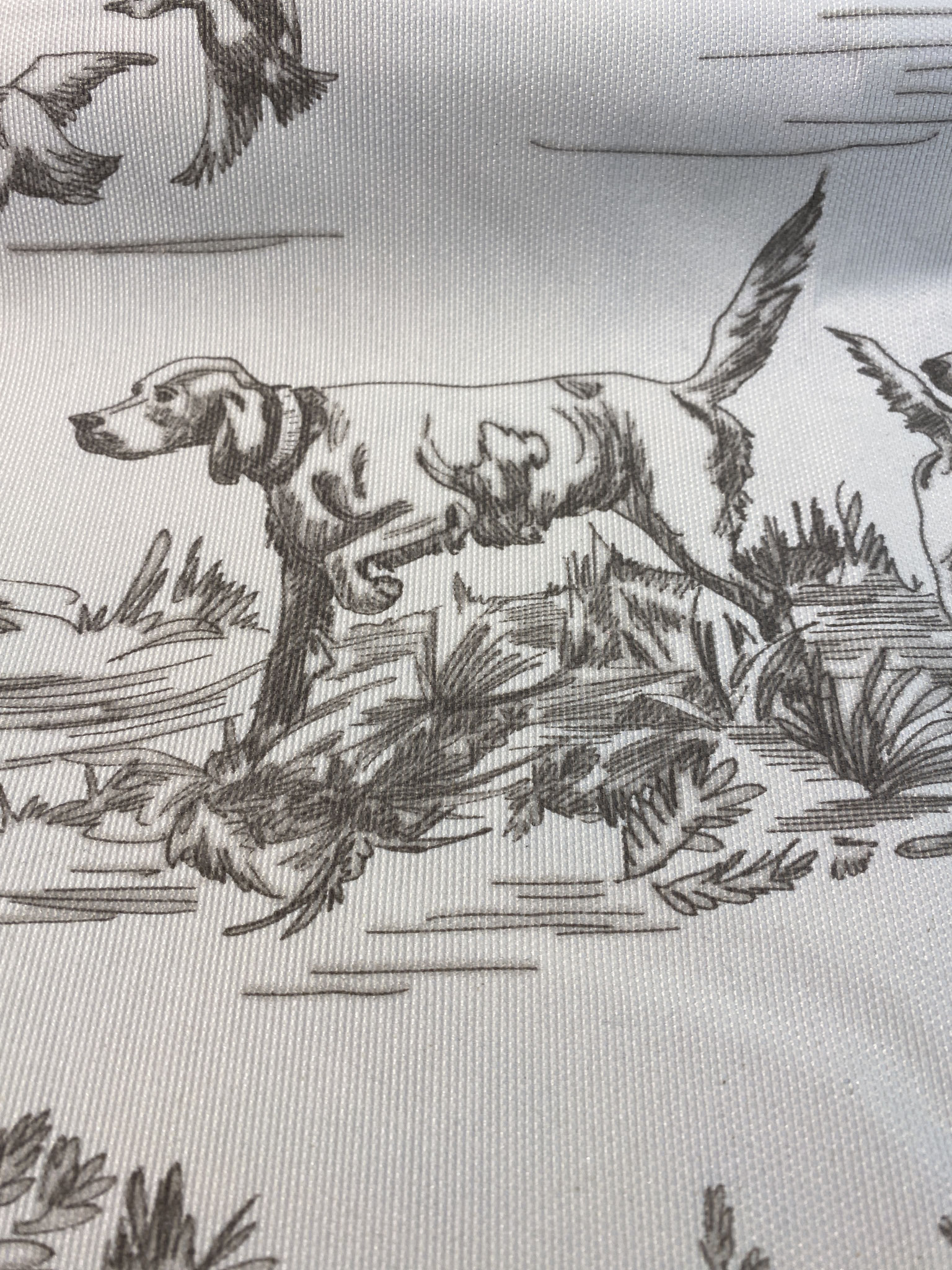 "Jagdtiere beige" Detail