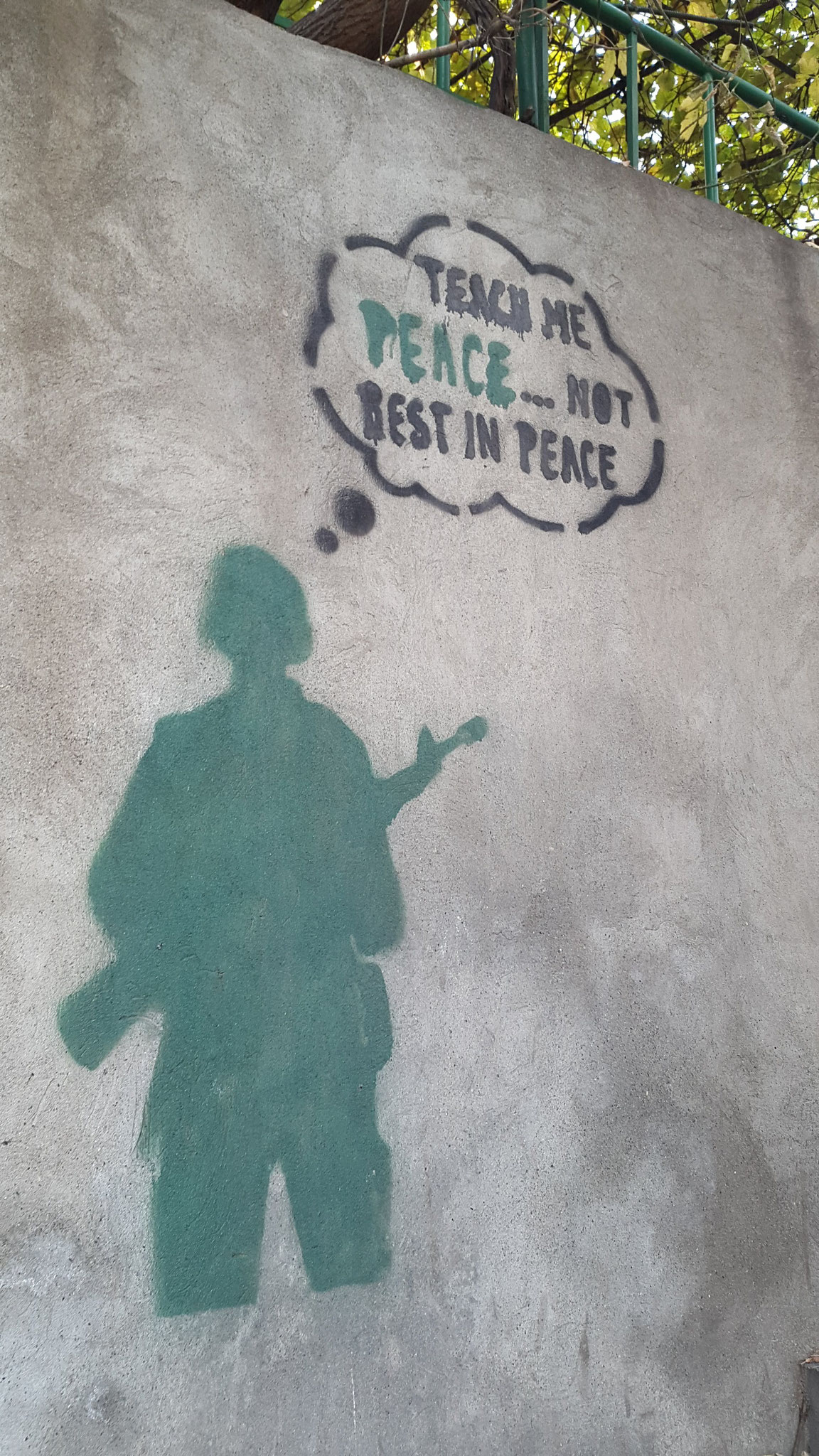 Street Art für den Frieden