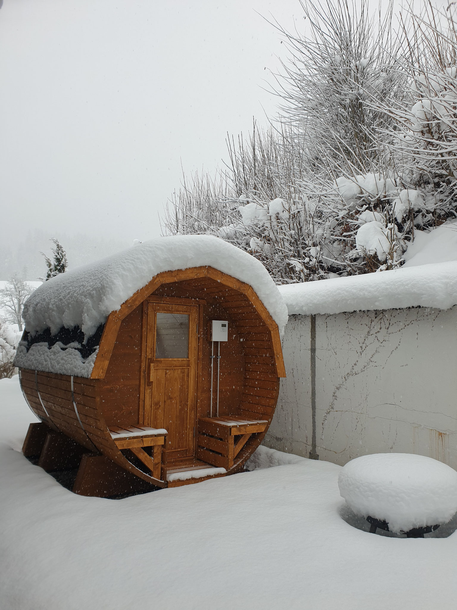 Außenansicht Sauna