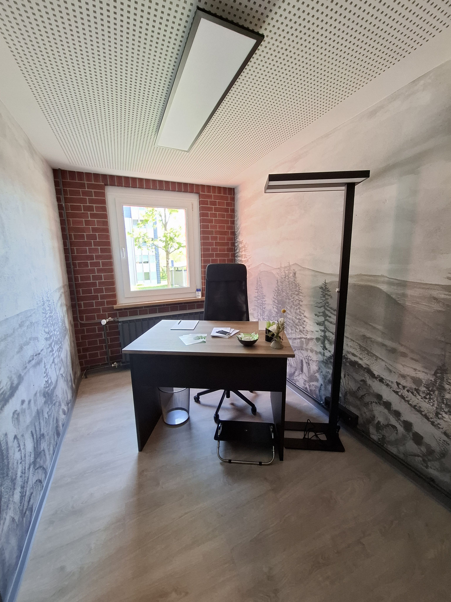 Foto: Arbeitsplatz für eine Person