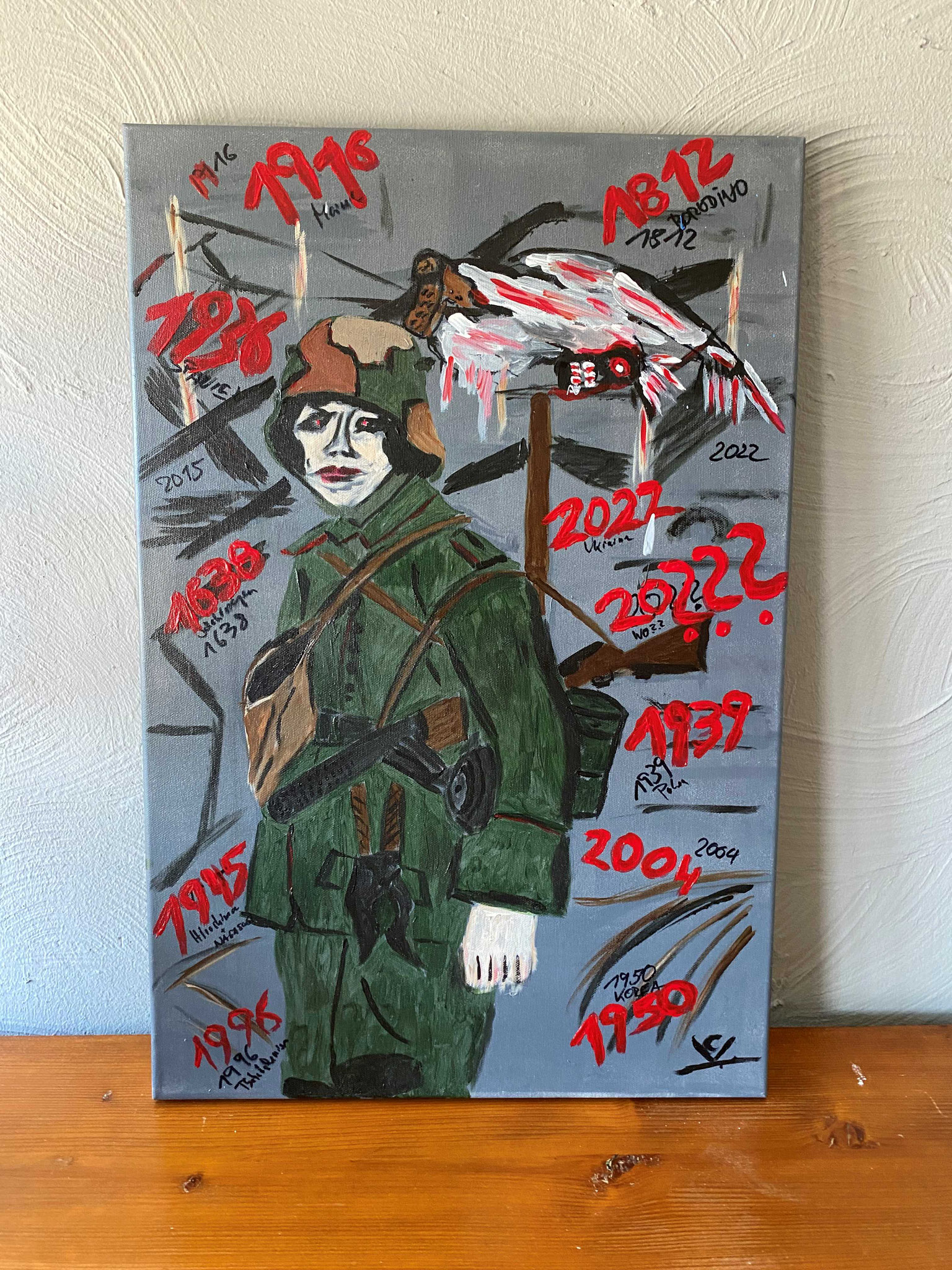 "DIE GEIßEL DER MENSCHHEIT" - Hommage an Otto Dix kein Verkauf
