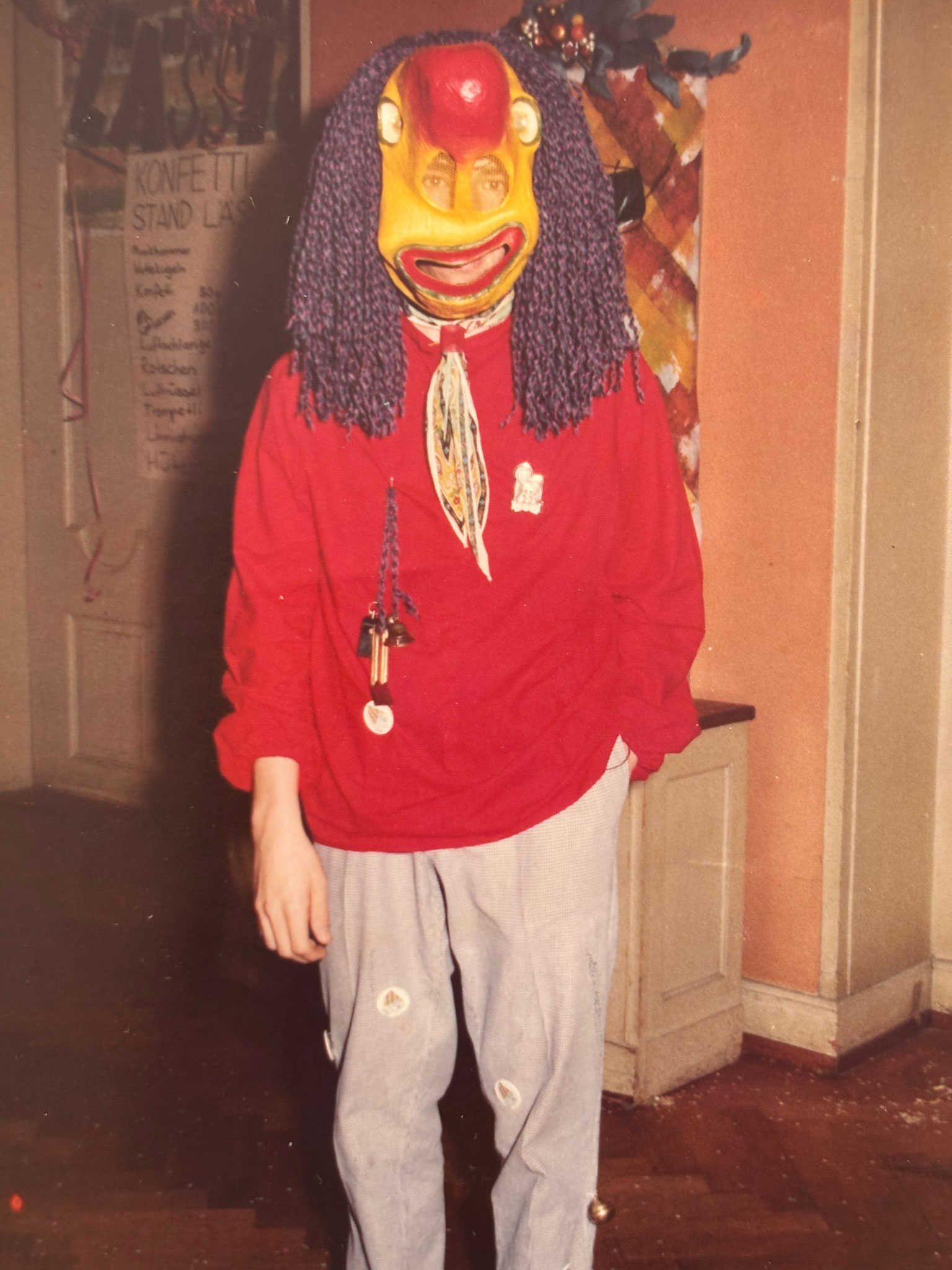 Erste «aktive» Fasnacht 1980. Anschliessend gründete Budy die Akkordwürger mit.