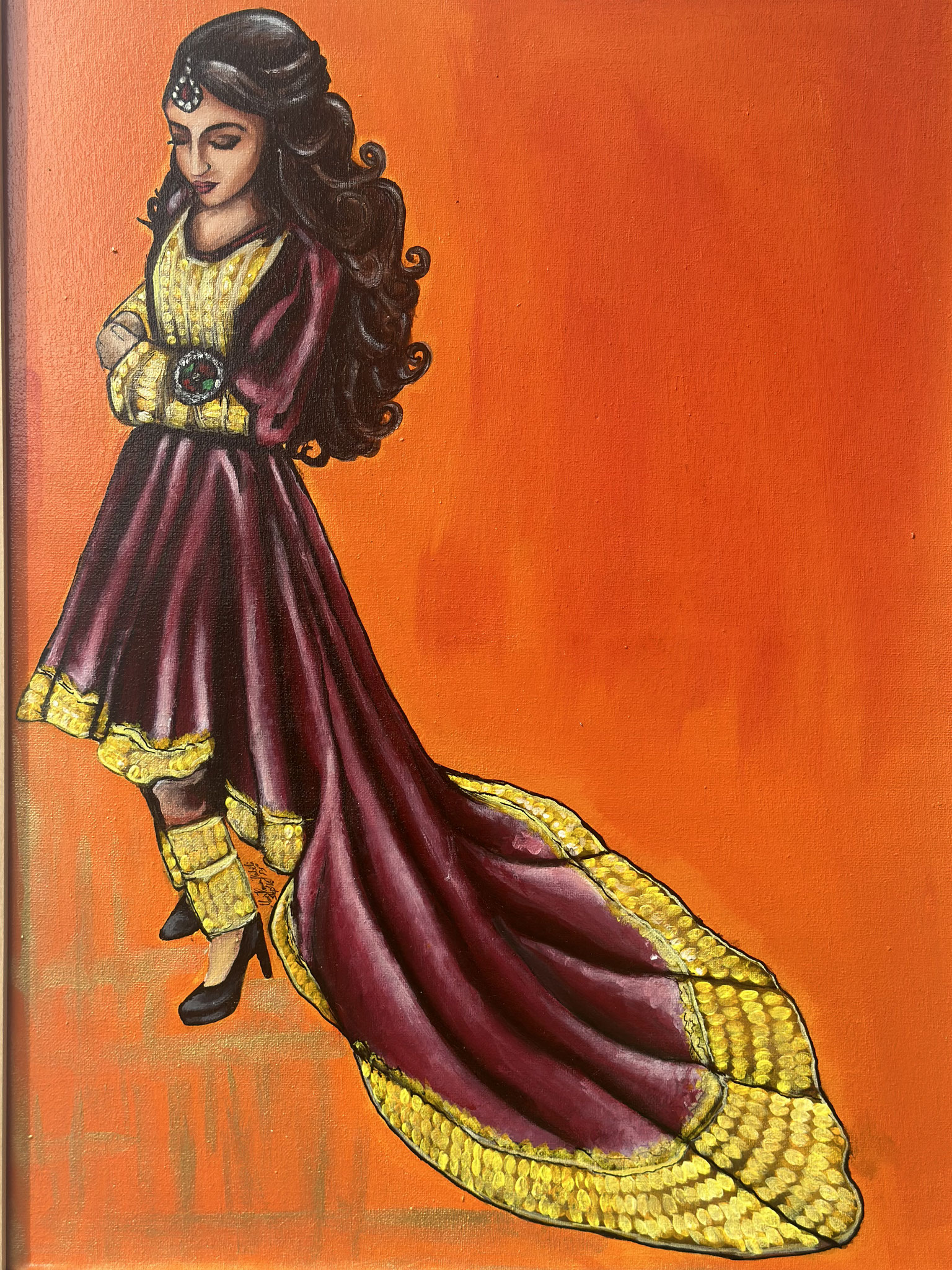 YASEMIN (acryl auf Leinwand, 50cmx70cm)