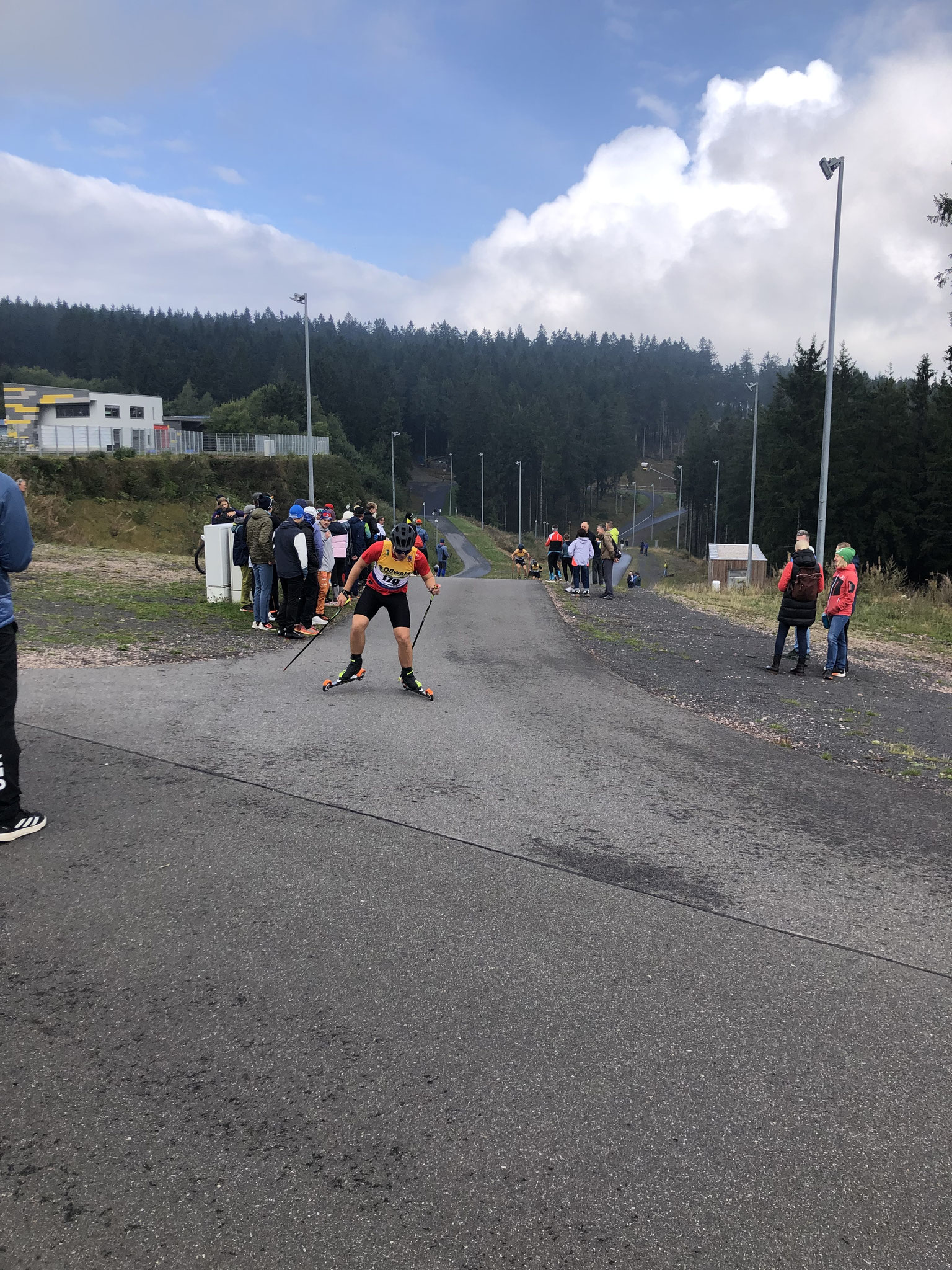 Herbstleistungskontrolle Oberhof 2025 - Erik in Aktion