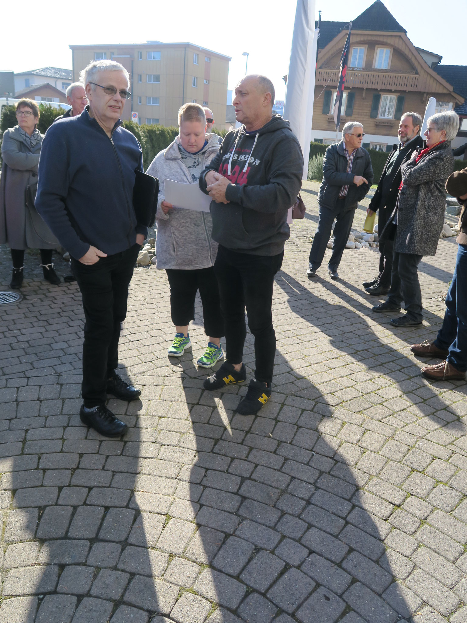 Markus Waber, Jacqueline Ruppli und Wisi Schwyter