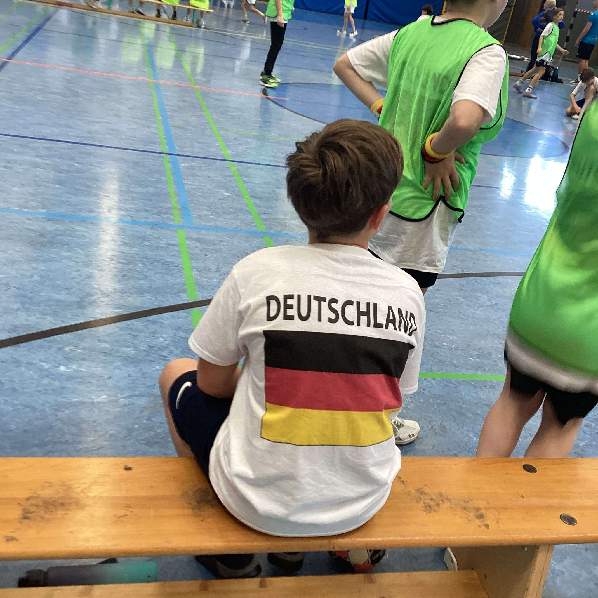 Deutschlandtrikot von hinten