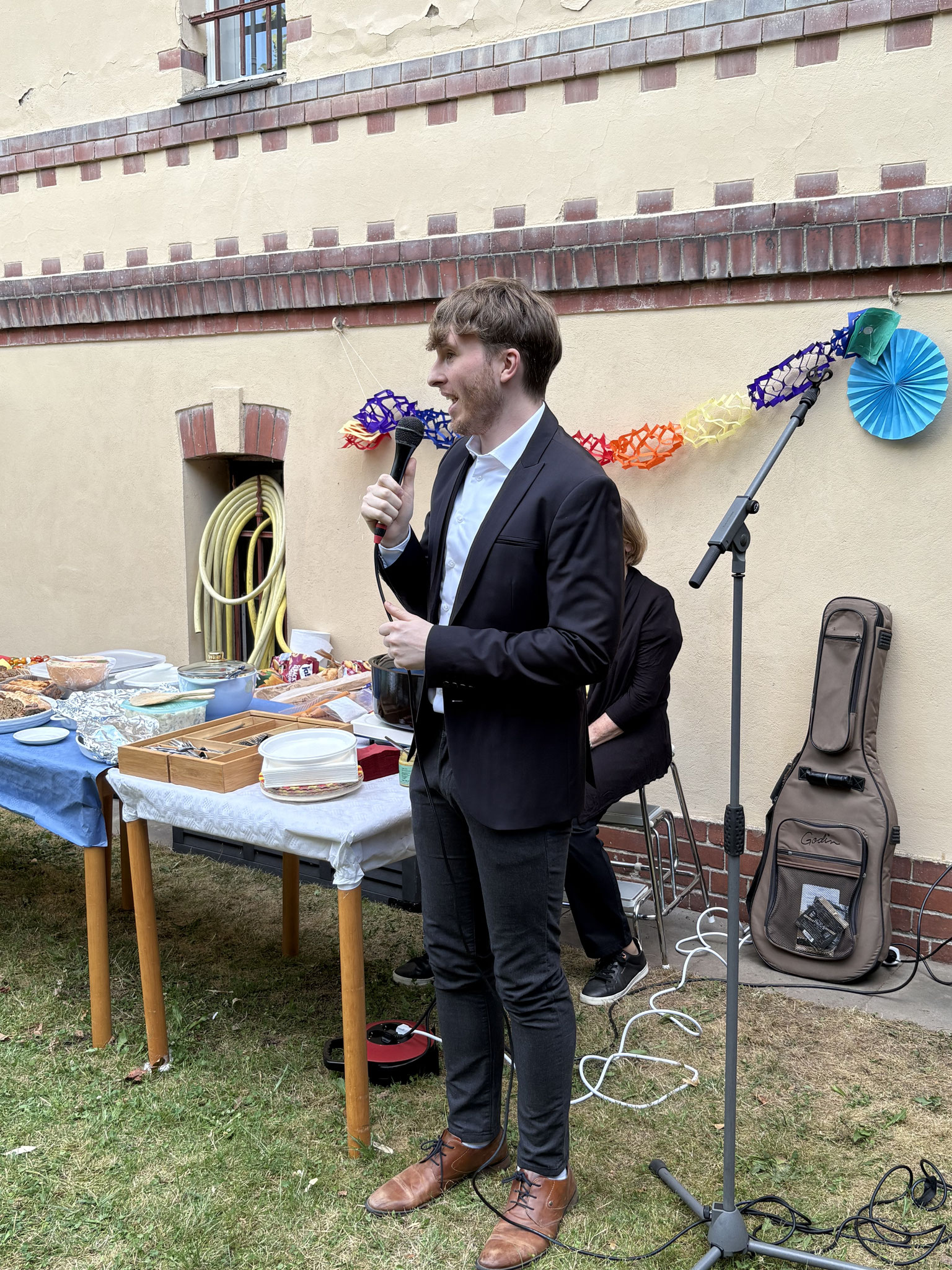 Begrüßung der Gäste durch unseren Vorsitzenden Sebastian Leskien