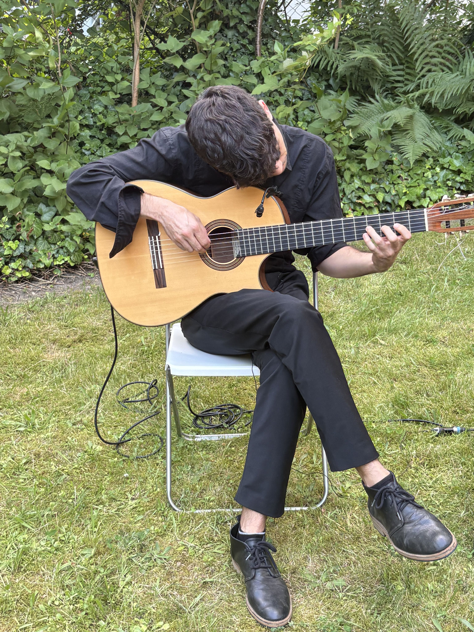Für die musikalische Umrahmung sorgte ein Gitarrenspieler.