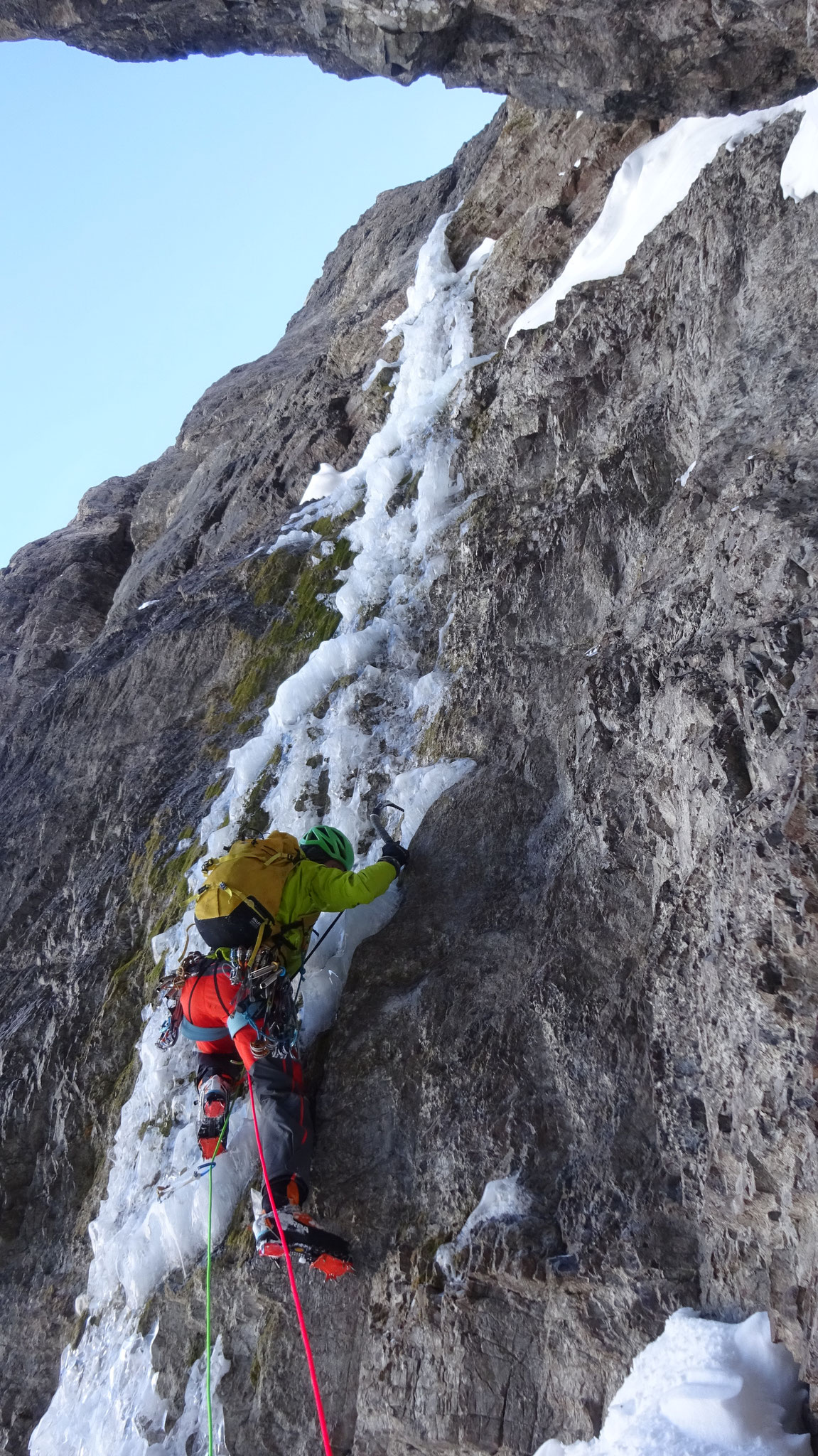 LA magnifique longueur! - Alpinisme/Goulotte