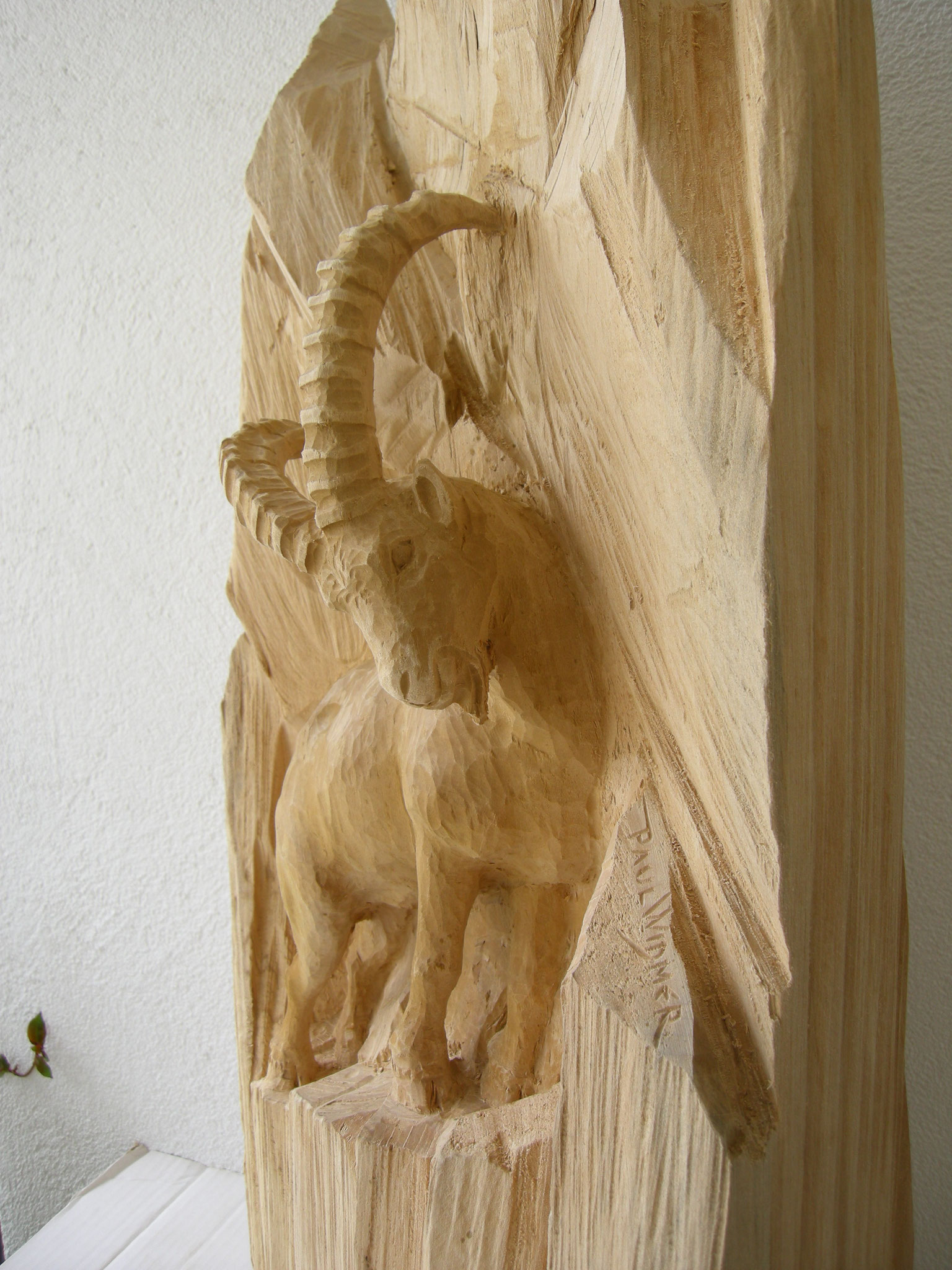 Holzsteinbock
