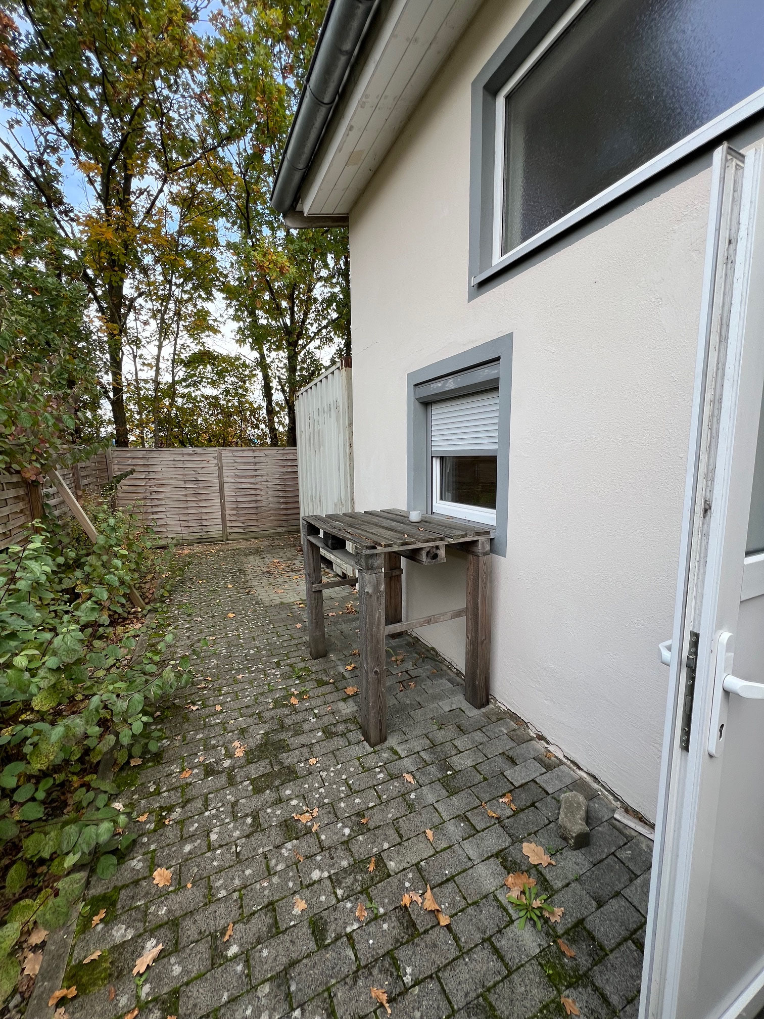 Raucherbereich außen