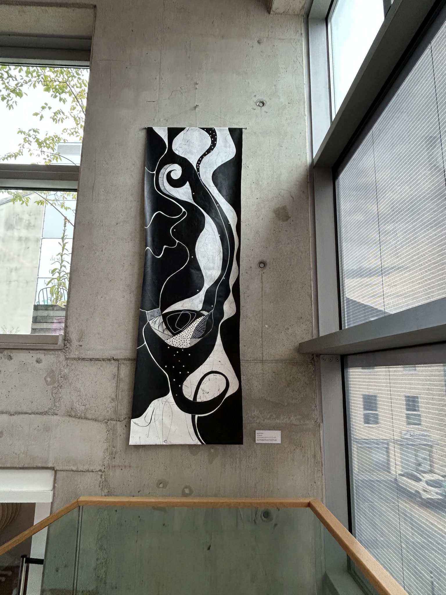 Kontraste im Treppenhaus 