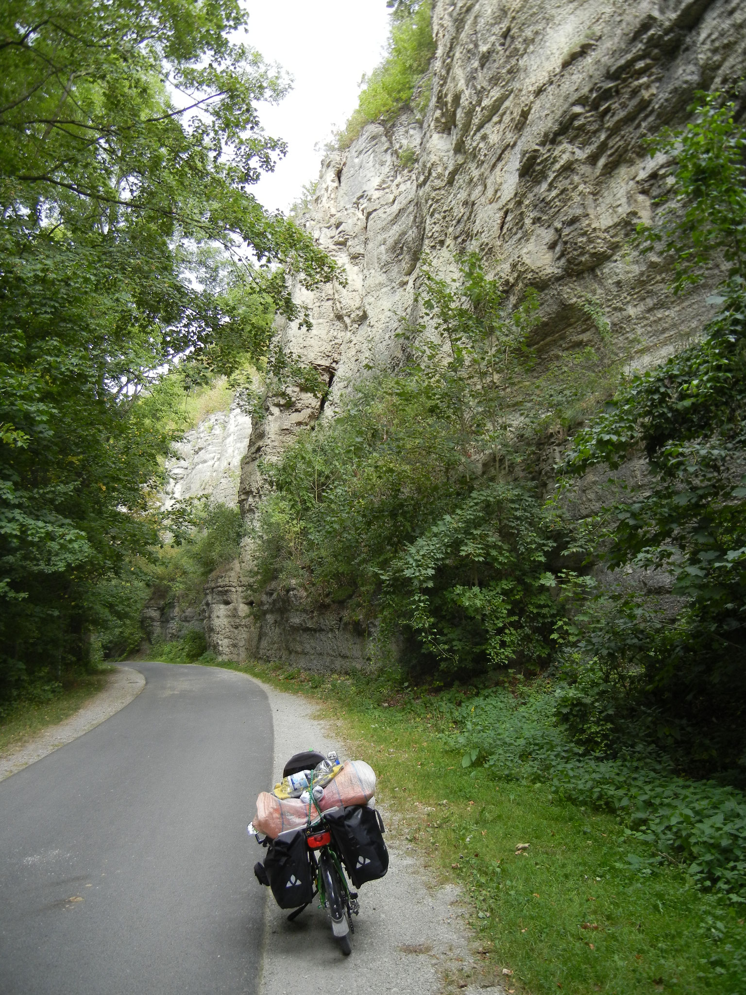 Im Muschelkalkgebirge unterwegs.