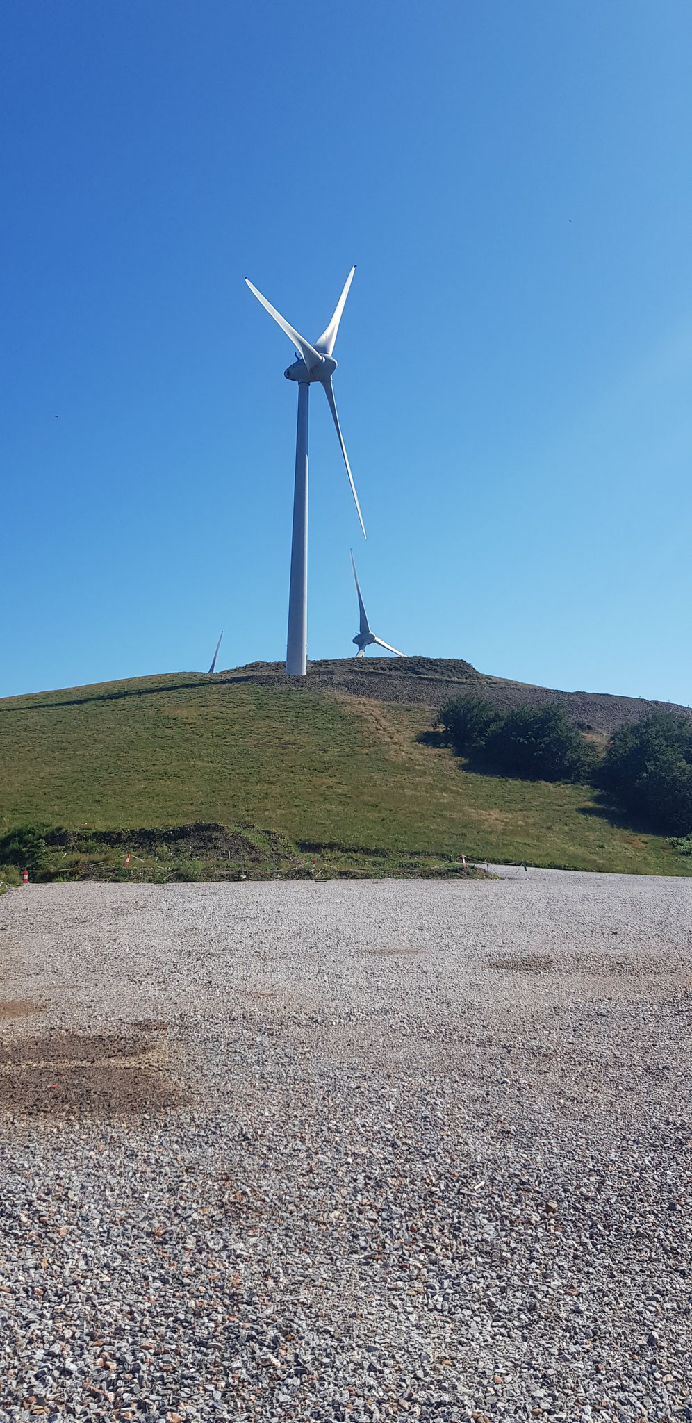 Windturbinen beim Col de Faviés.