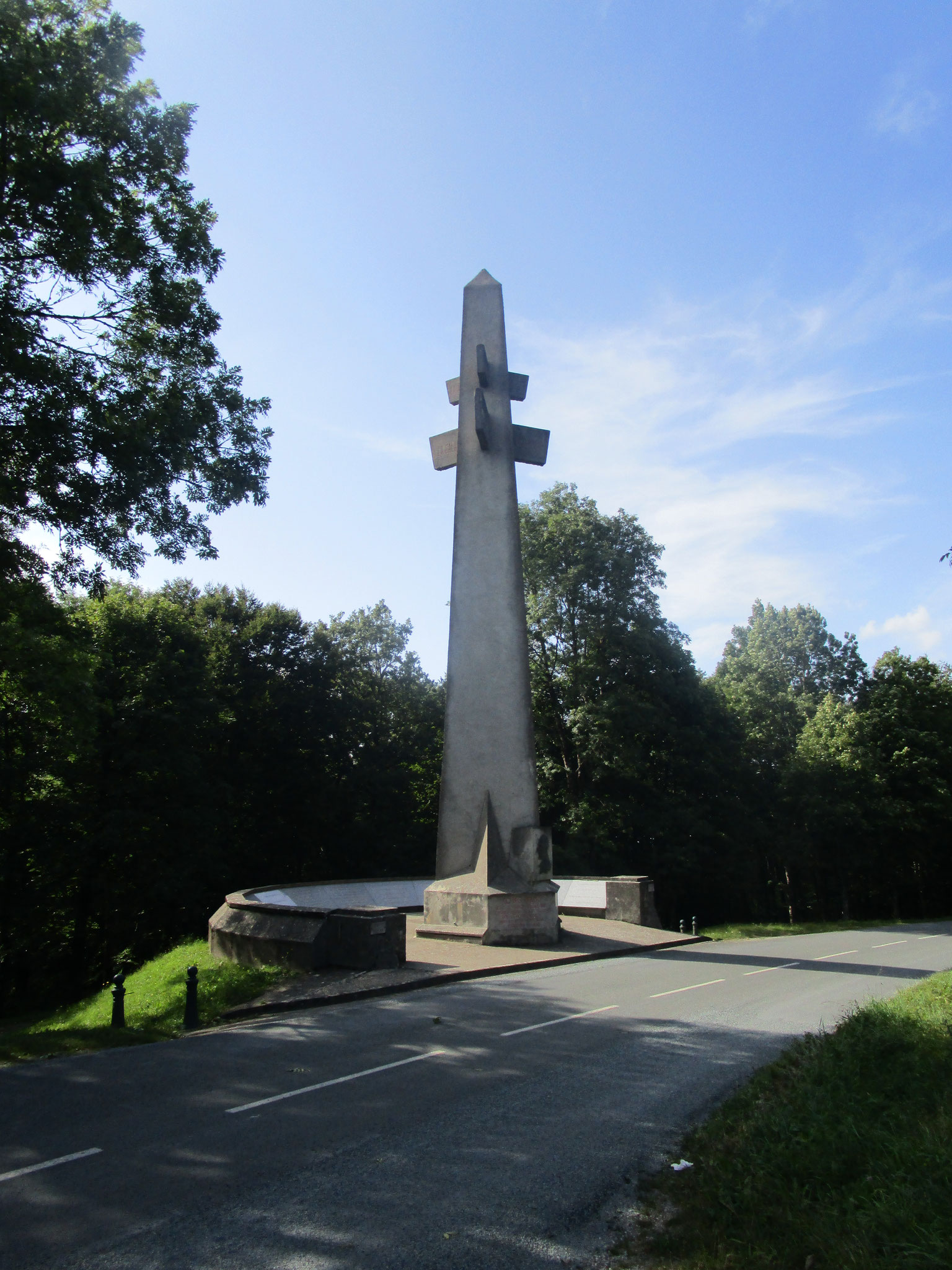 Fort Bruno. Résistance-Denkmal.