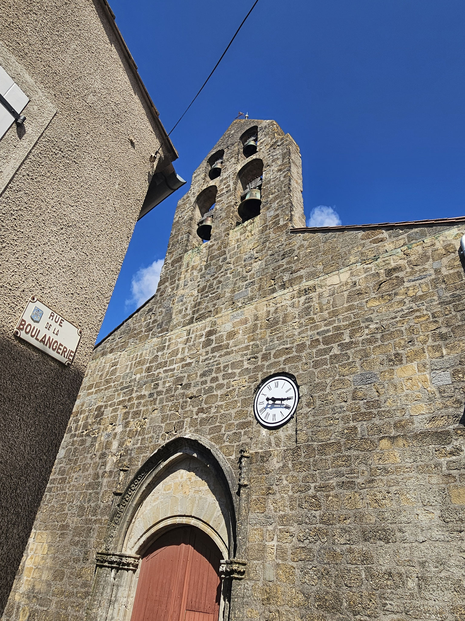 Kirche von Mireval-Lauragais. 