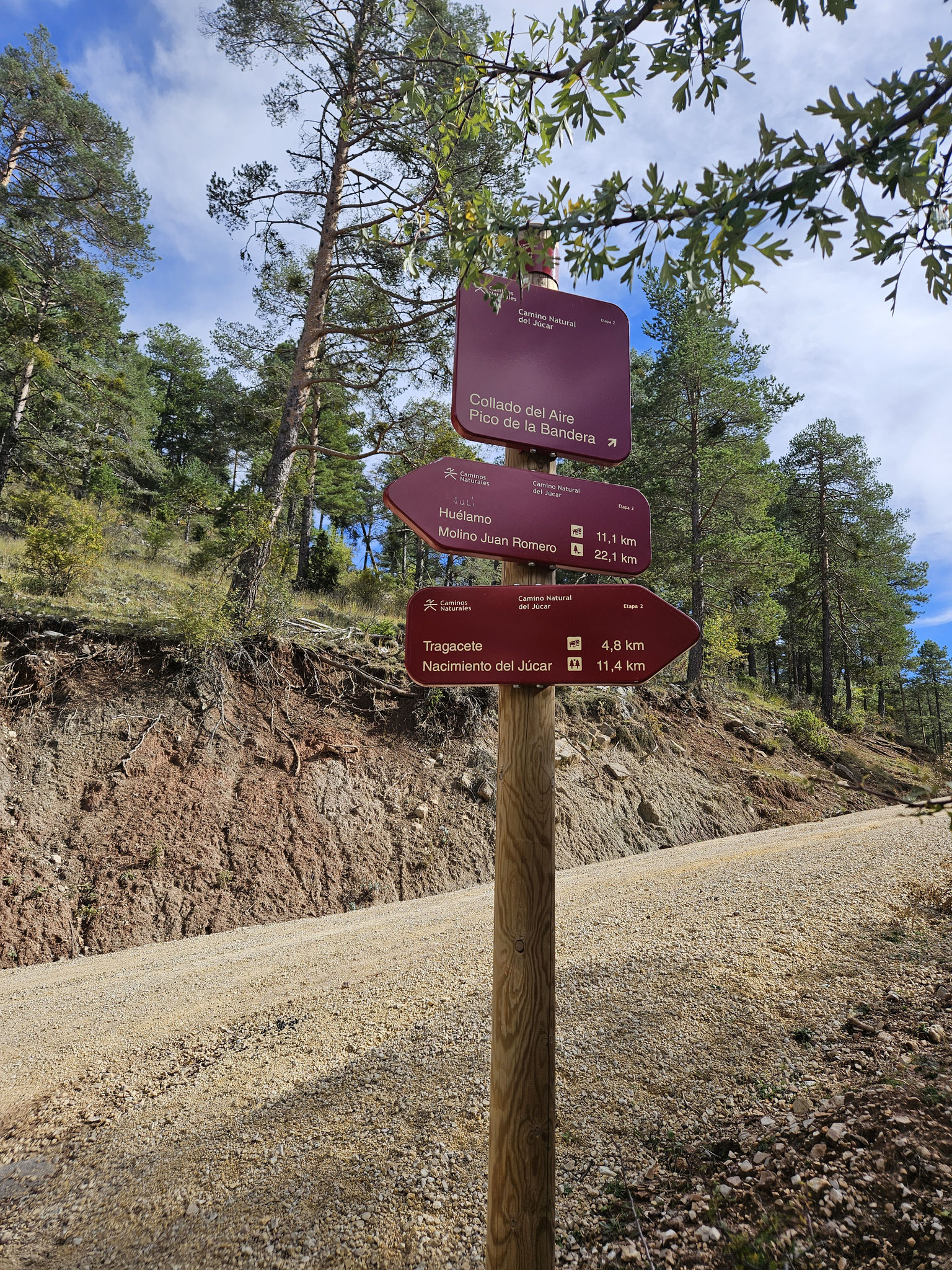 Rincón de Masegosillo. Zurück auf offiziellen Wanderwegen.