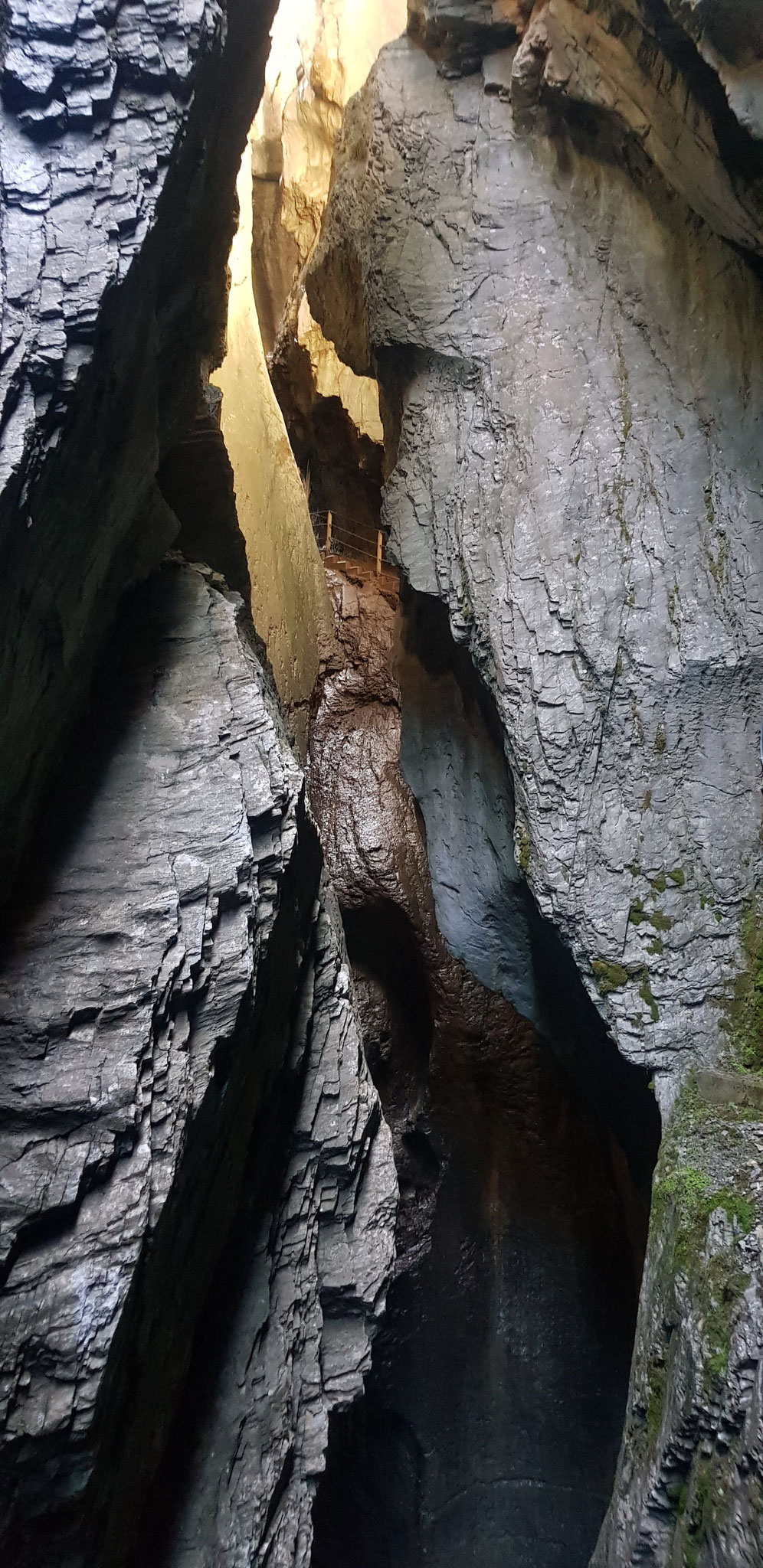 In der Rosenlaui-Schlucht.