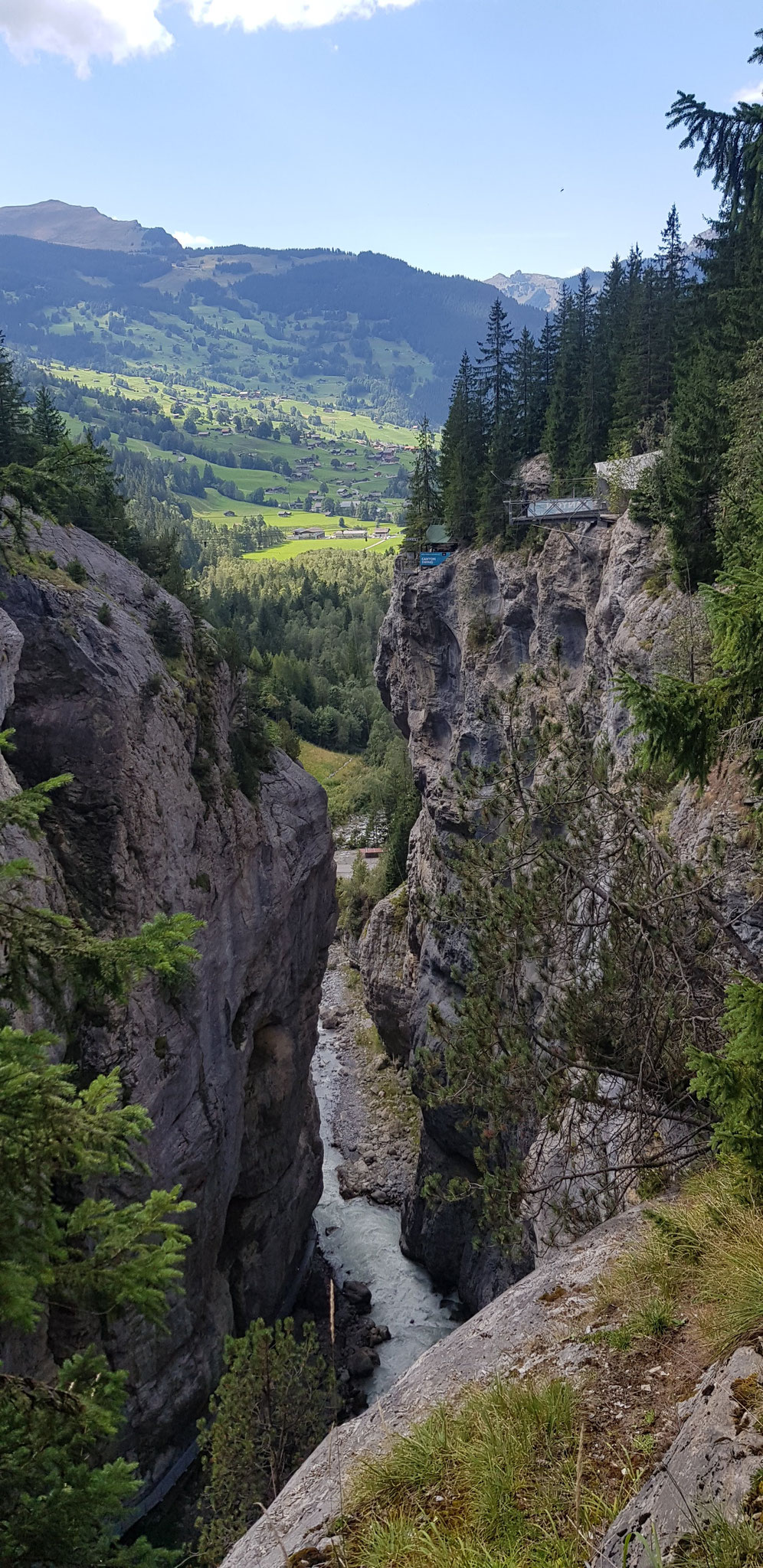 Ausgang der Gletscherschlucht.