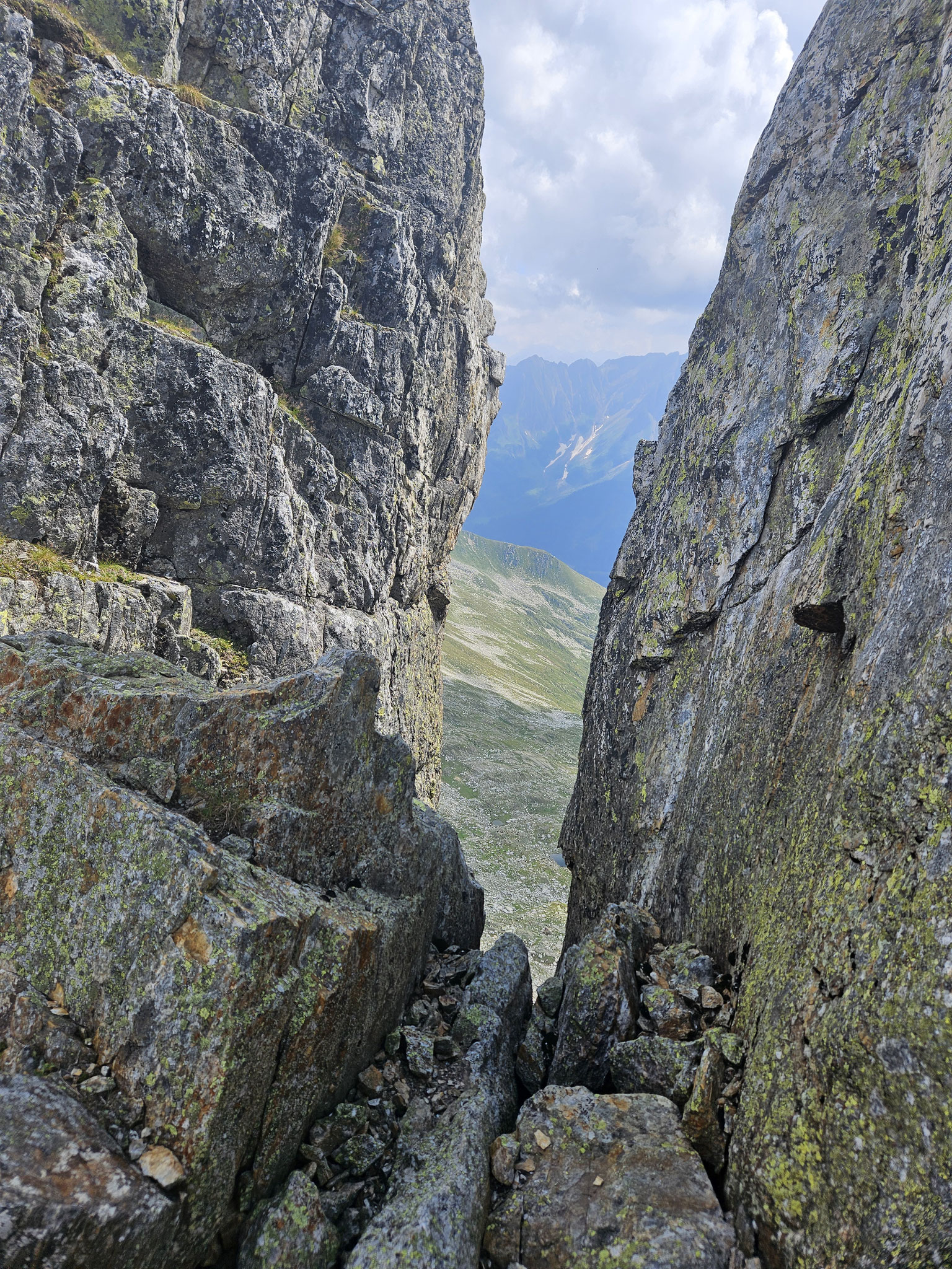 Ronggeregrat, Blick nach Süden.