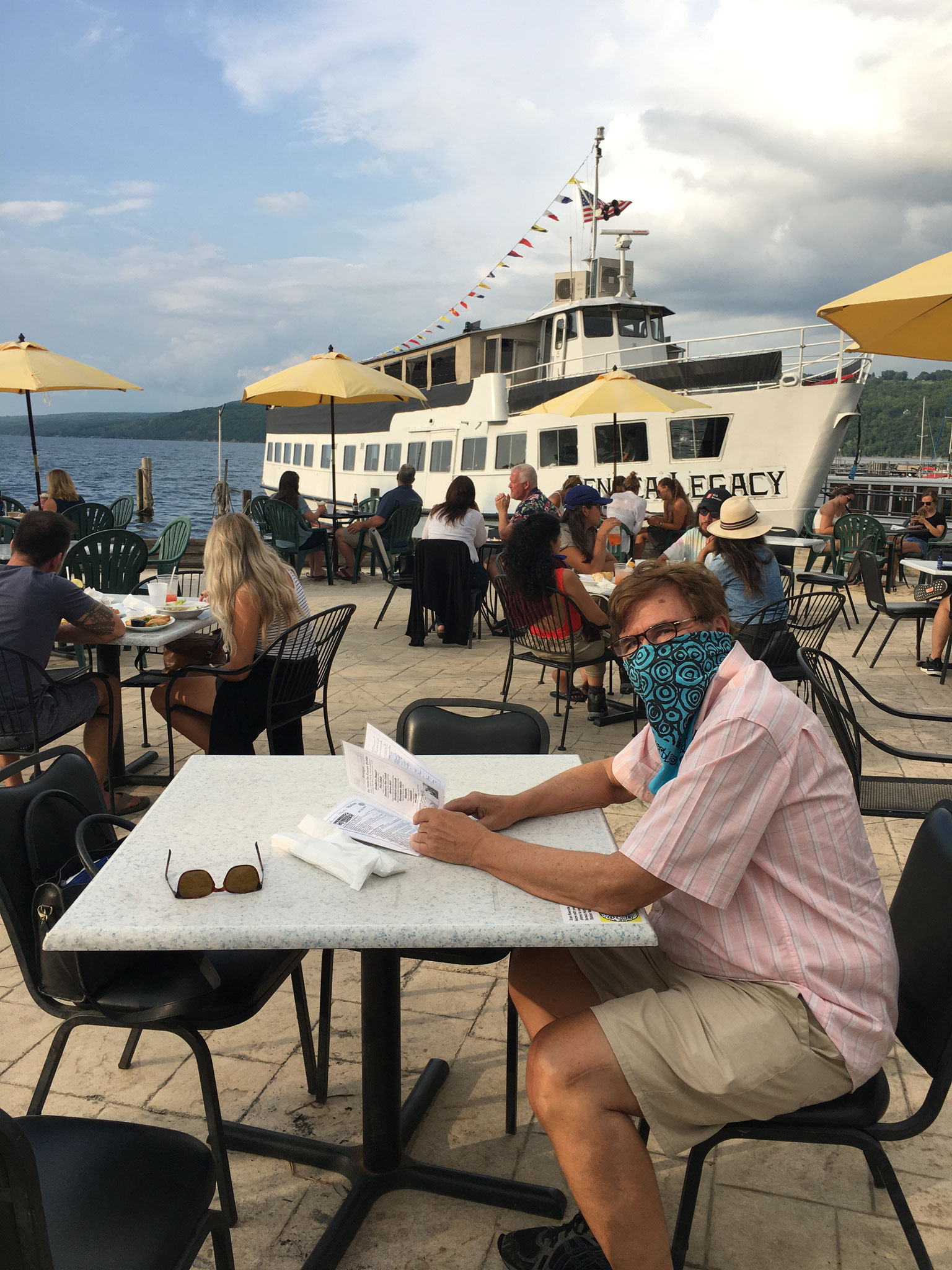 Eating at Seneca Lake, 8-2020