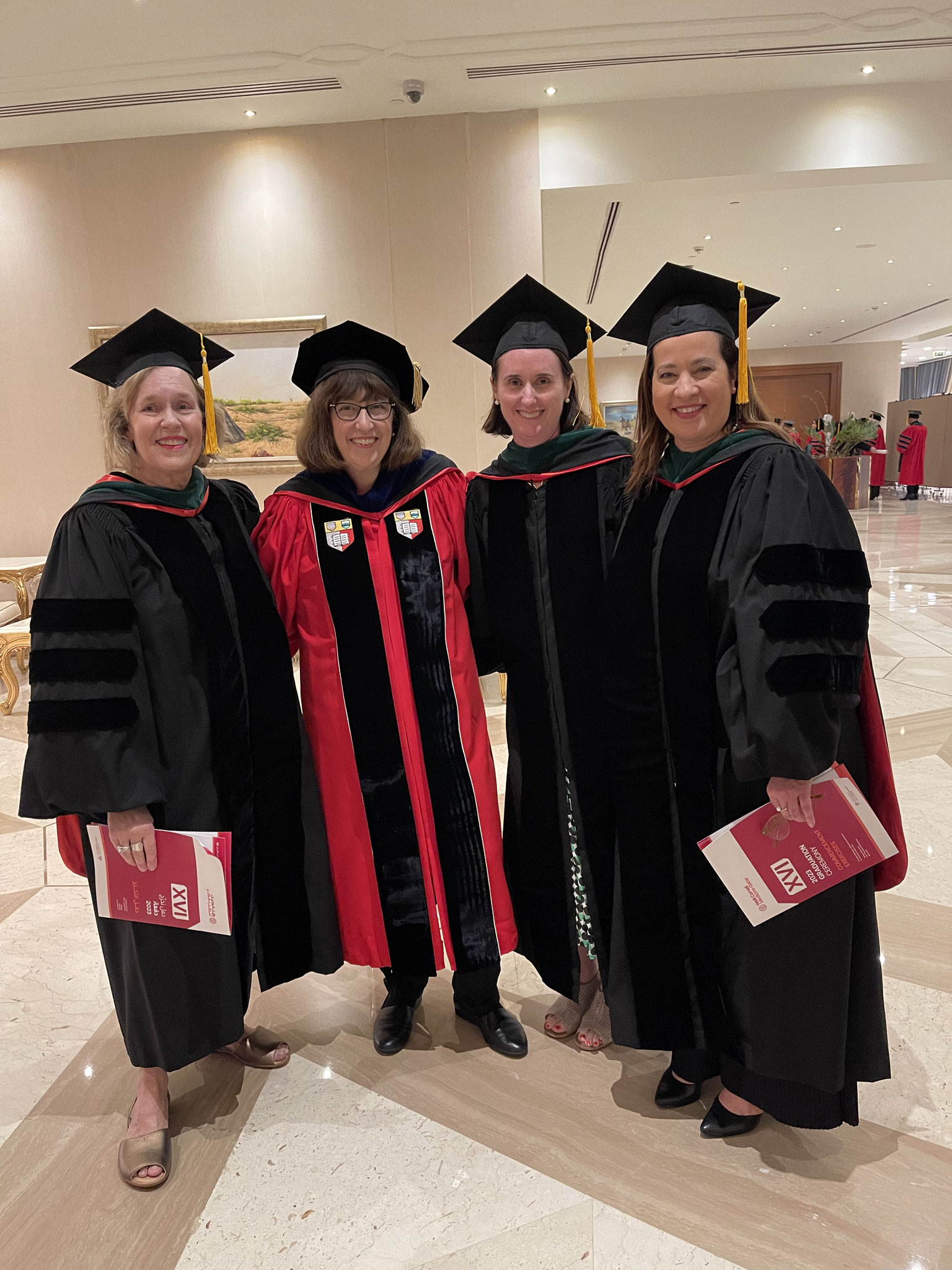 Lorraine, President Pollack, Sallie Permar, Larissa Rodriguez