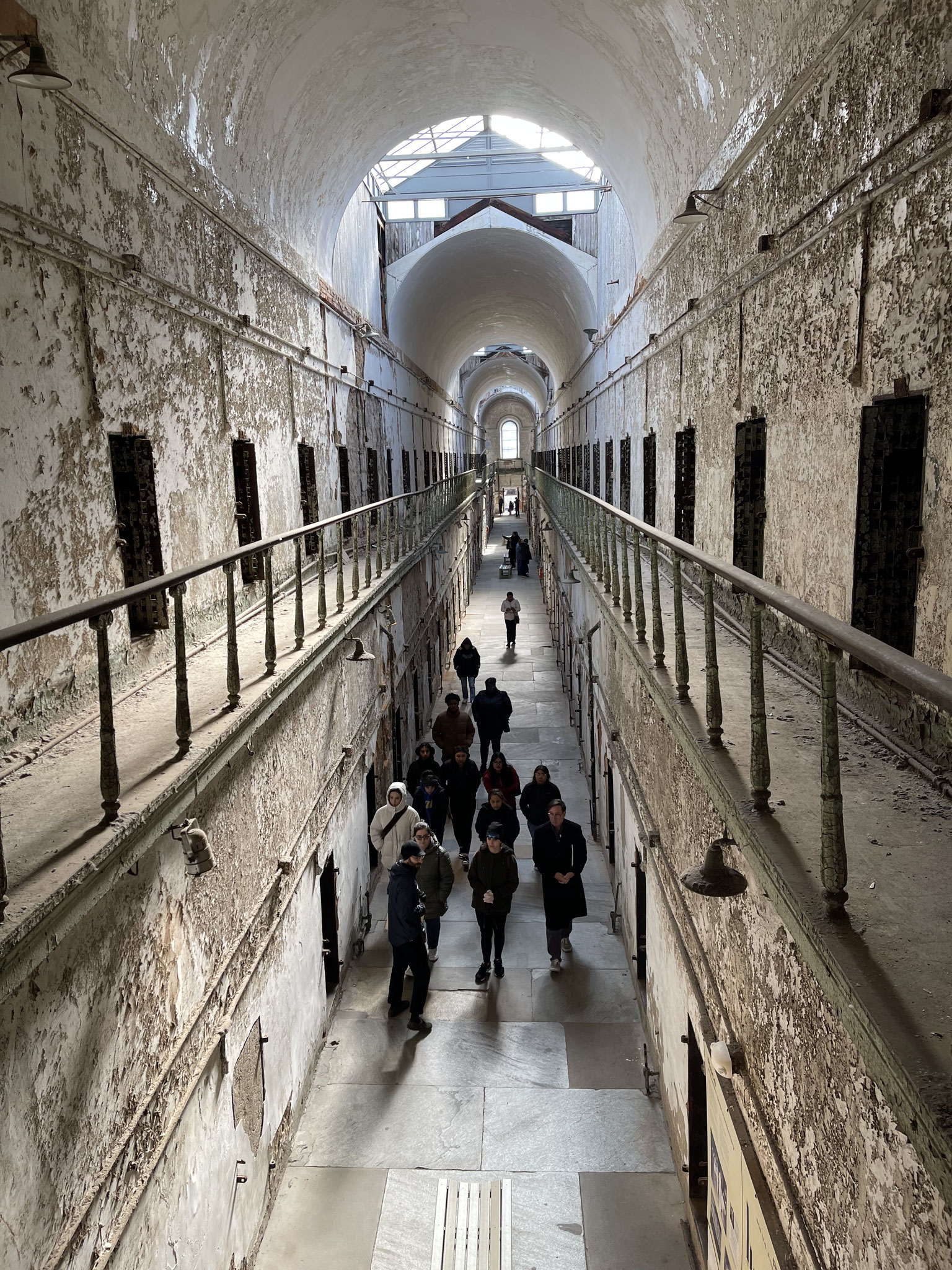 visiting Eastern State Prison, Philly, March, 2023