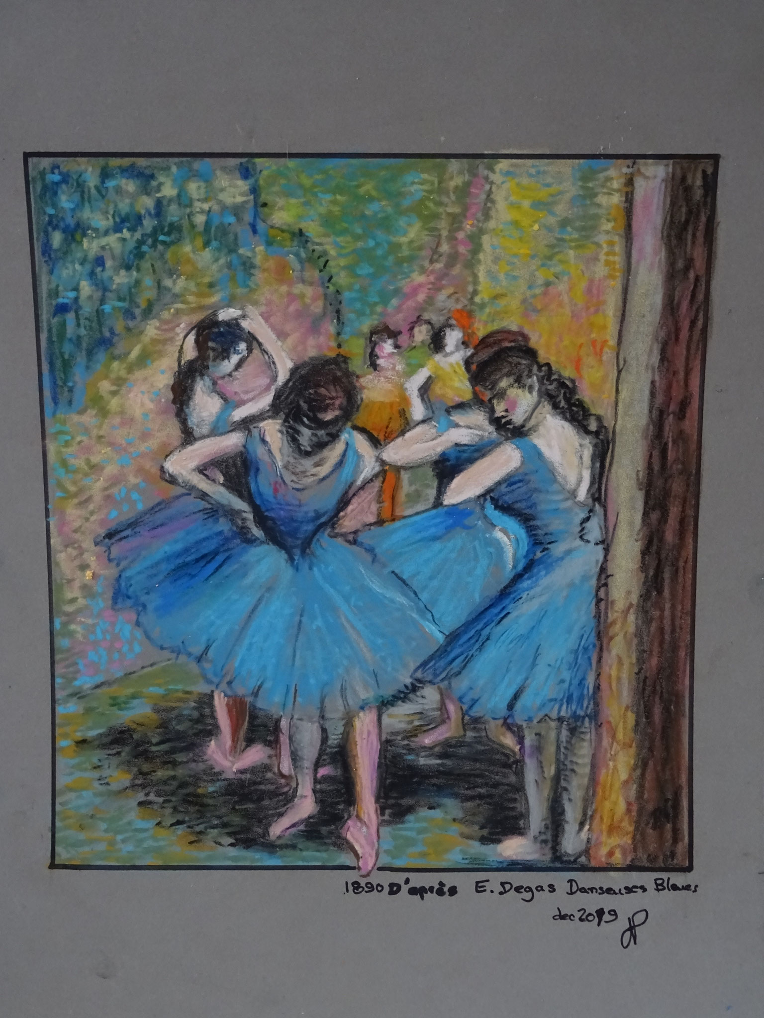 Degas les danseuses bleues pastel gras dec 2019