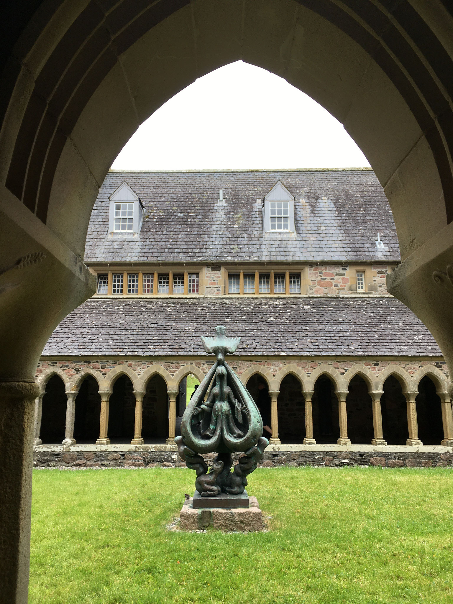 The Courtyard of Iona Abbey