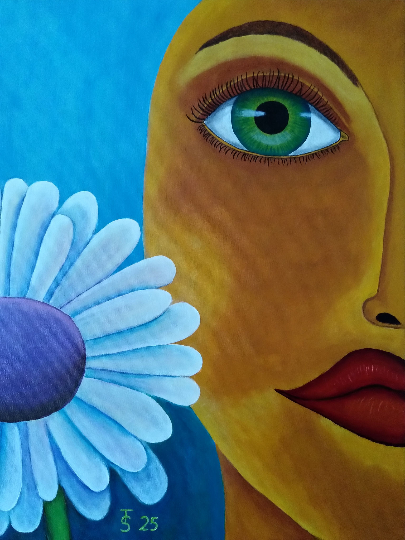 BELLA _ (Acryl auf Leinwand, 50 x 70 cm) 