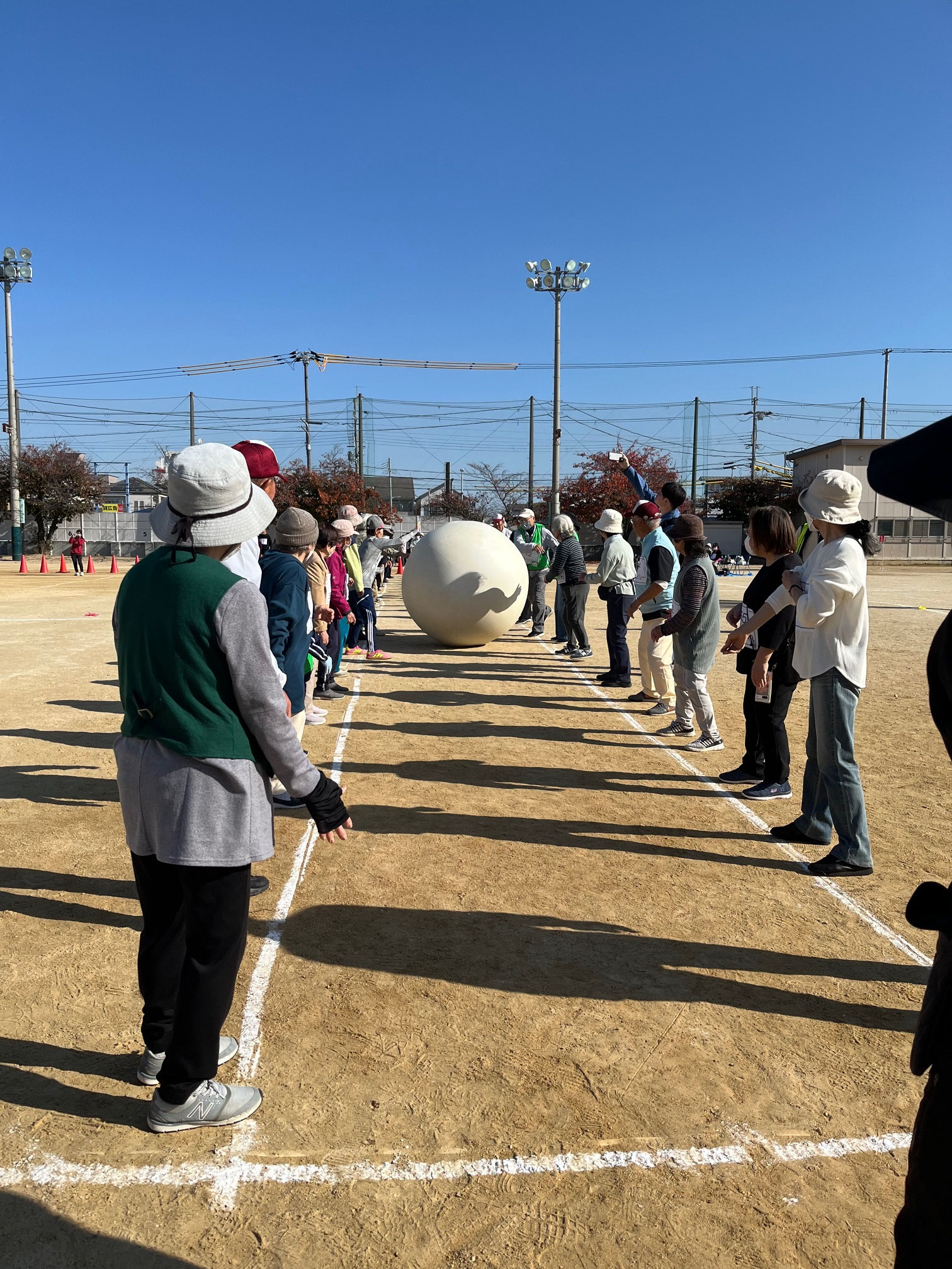 大玉転がし　　☆白組勝利☆