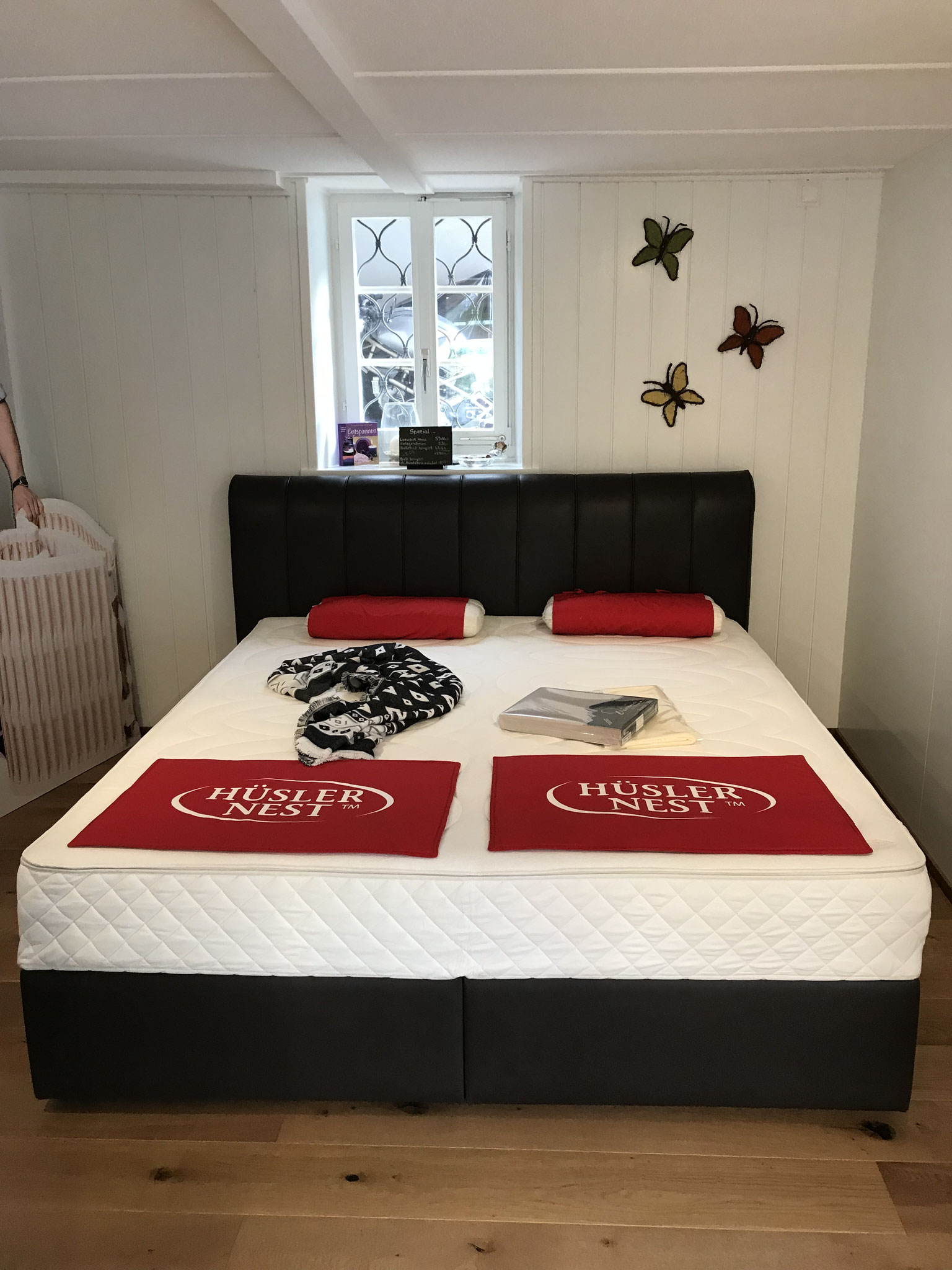 Dream Swiss Polsterbett, Leder Mocca