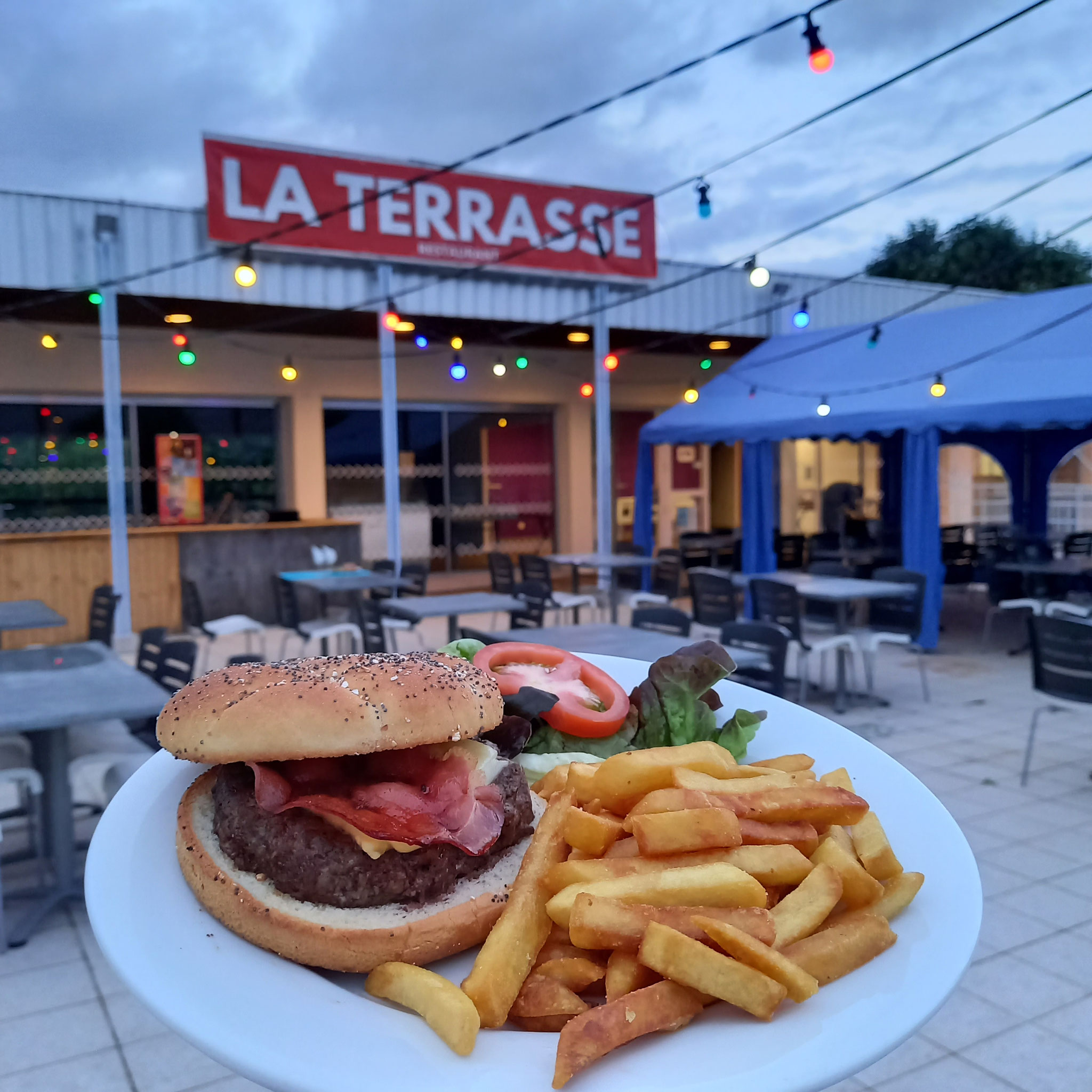 Restaurant Terrasse en bord de Saône