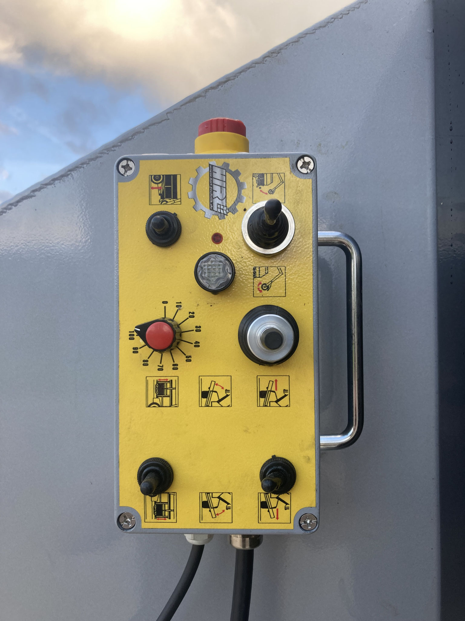 Futtermischwagen Bedienelement